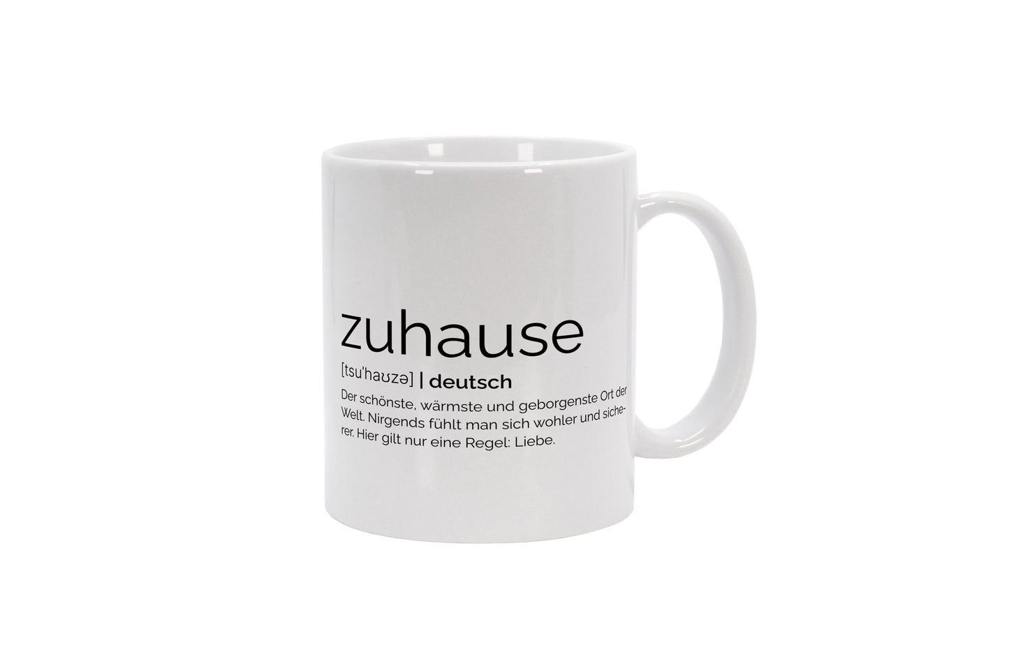 Tasse Zuhause
