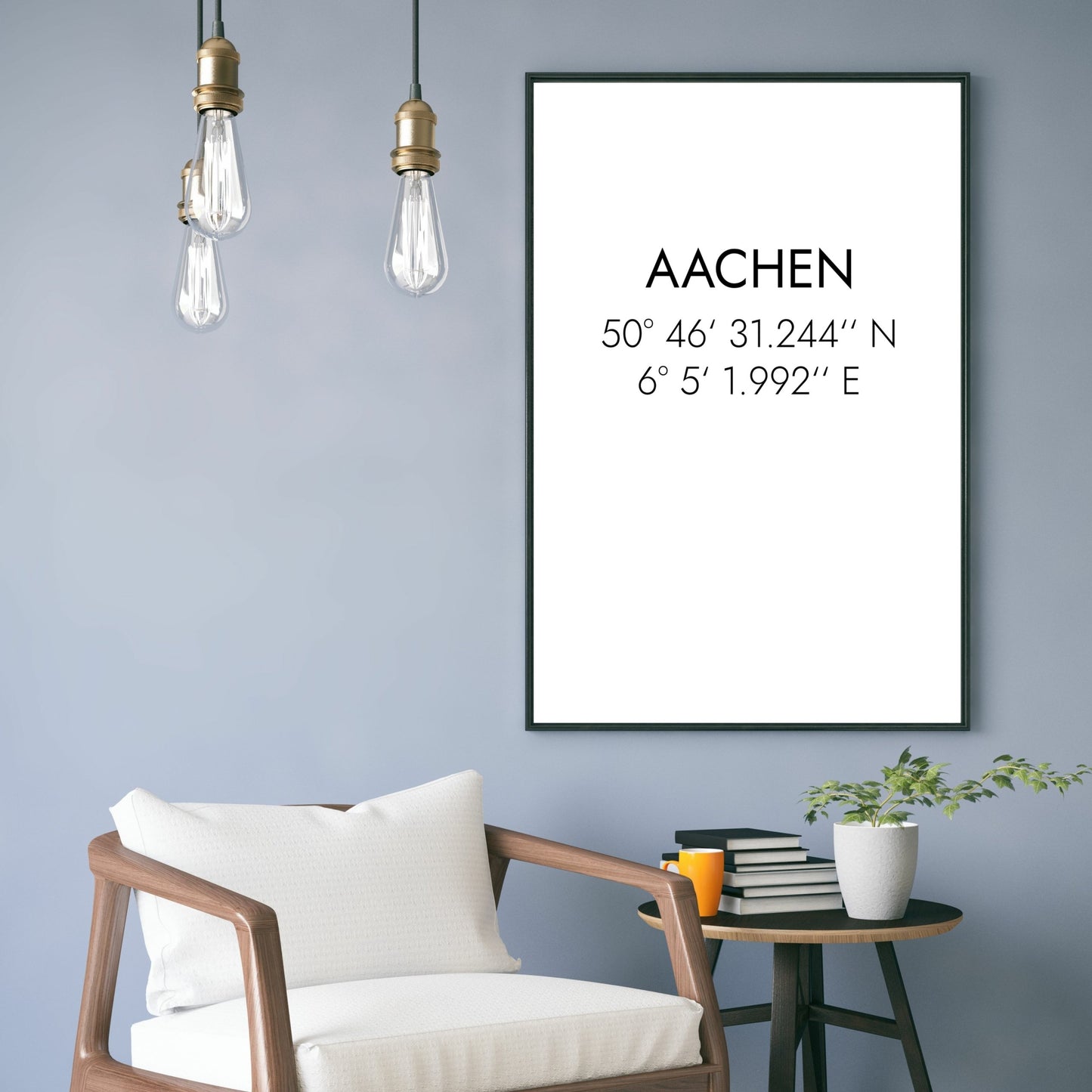 Poster Aachen Koordinaten #1