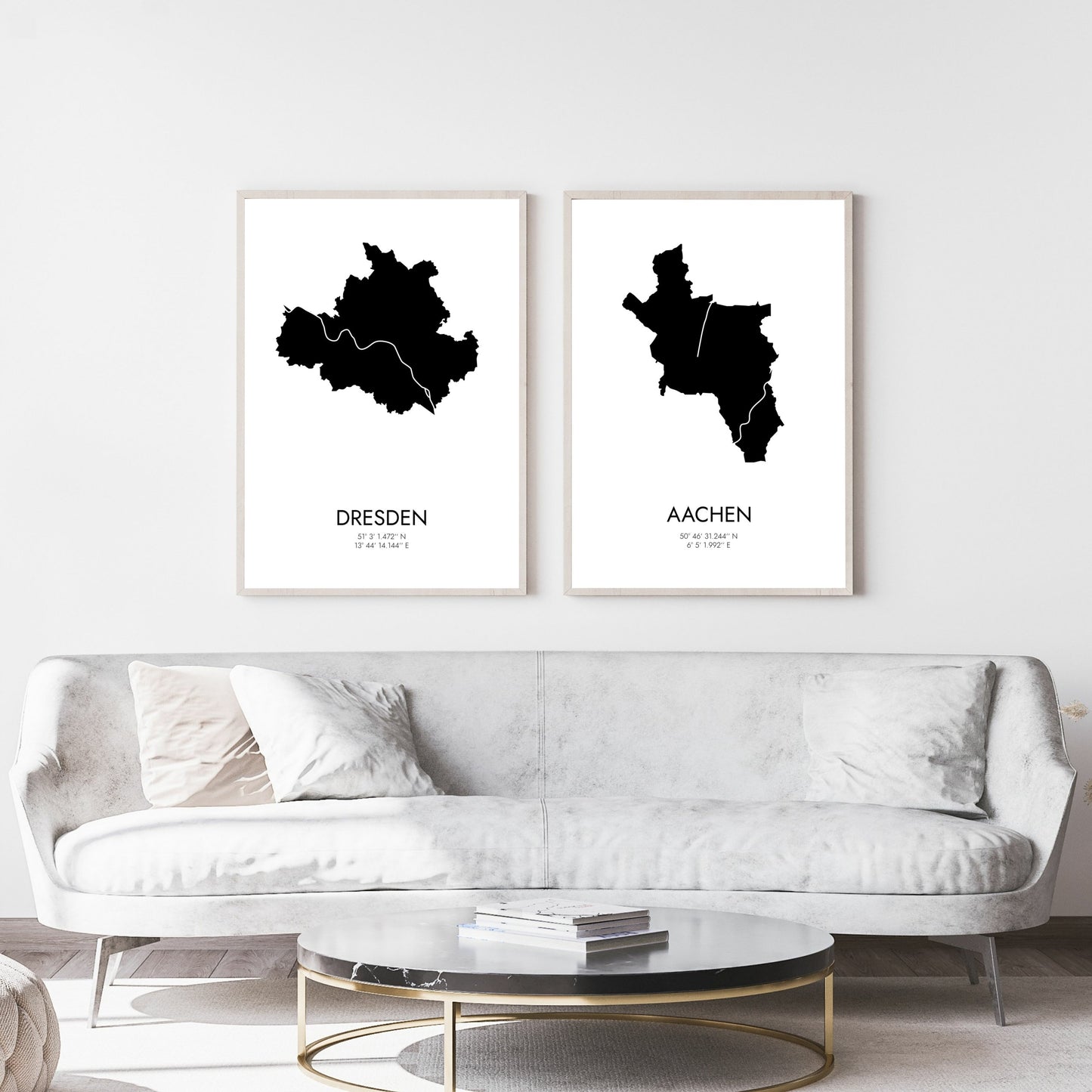 Poster Aachen Koordinaten #3