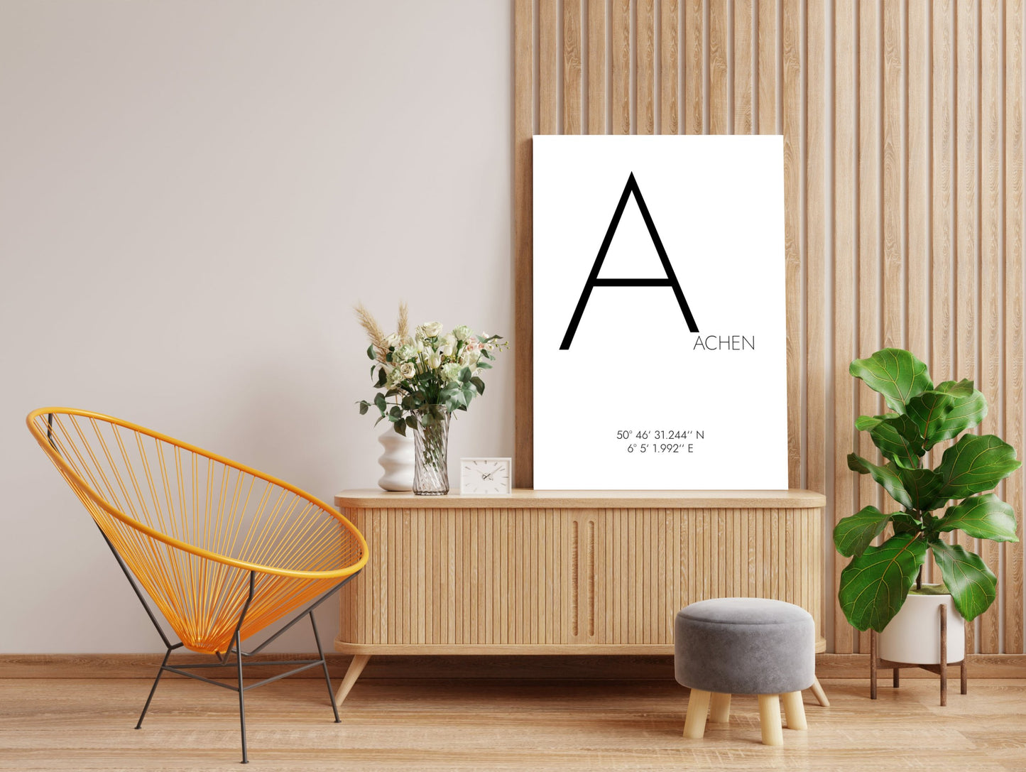 Poster Aachen Koordinaten #4