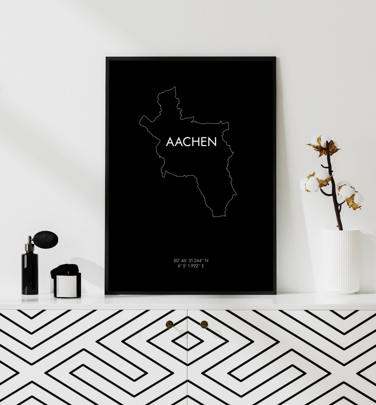 Poster Aachen Koordinaten #8