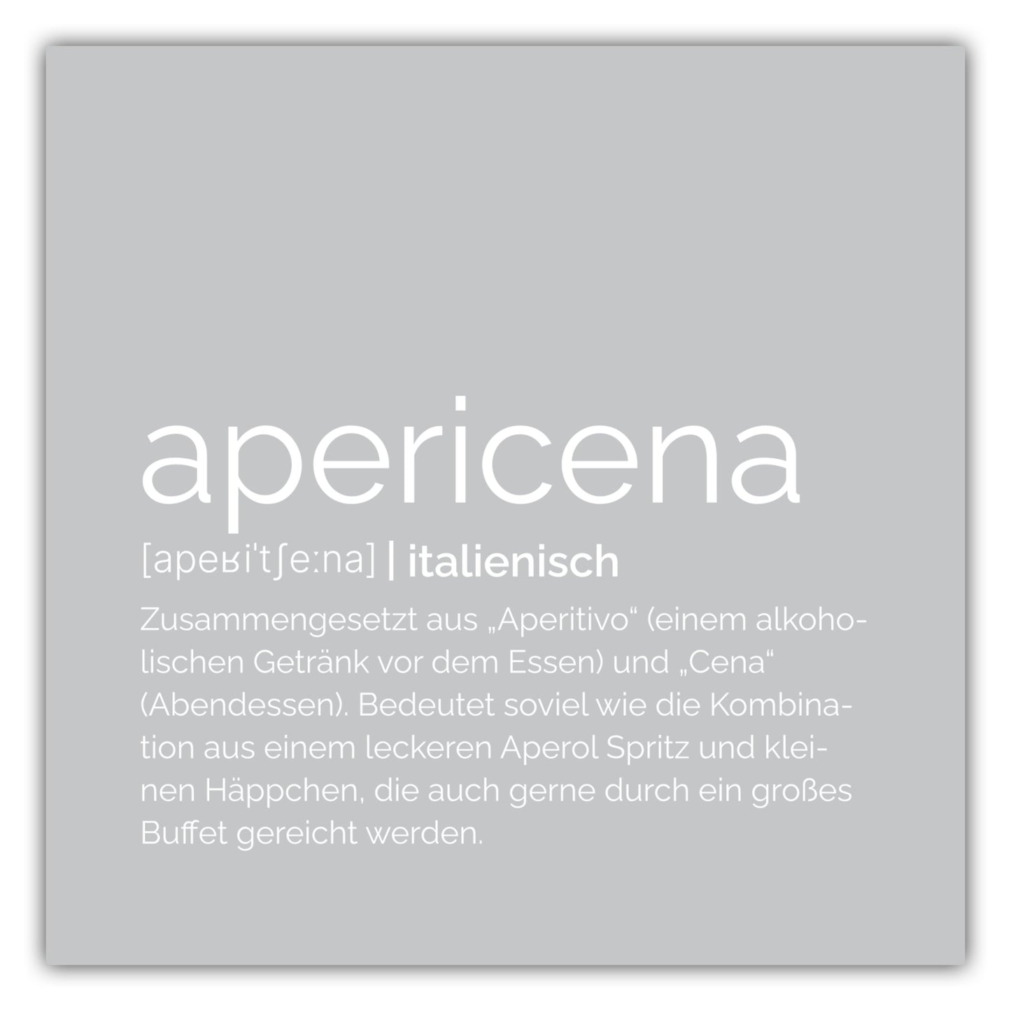 Poster Apericena