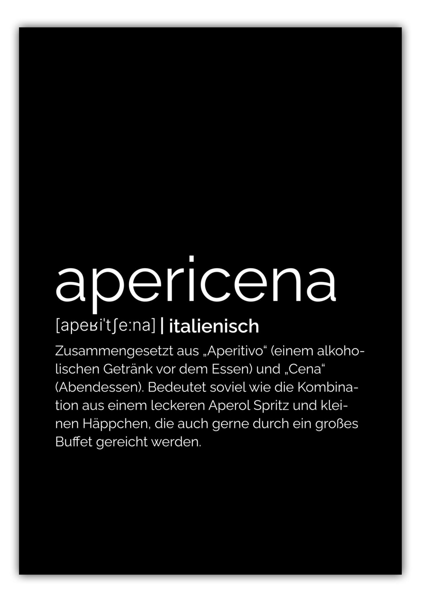 Poster Apericena