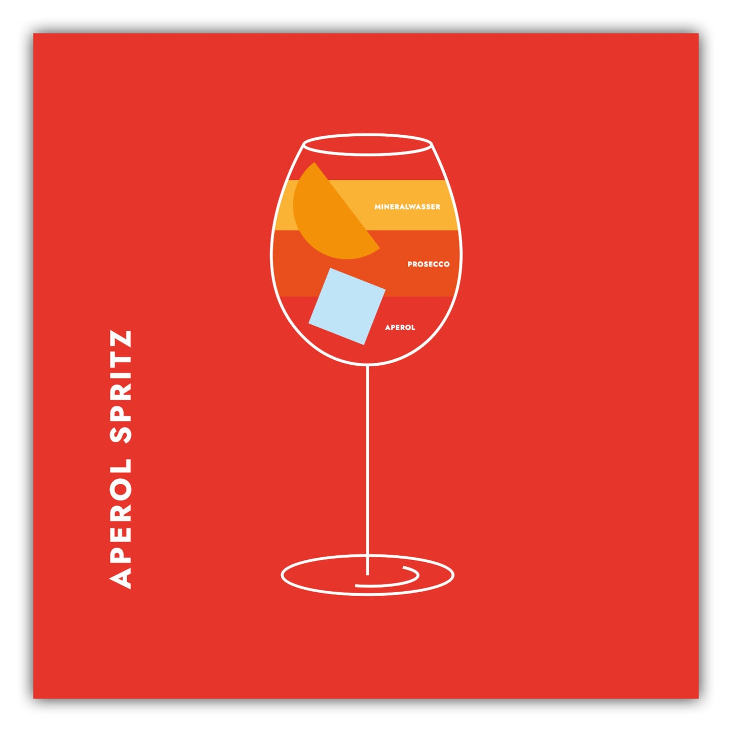 Poster Aperol Spritz im Glas