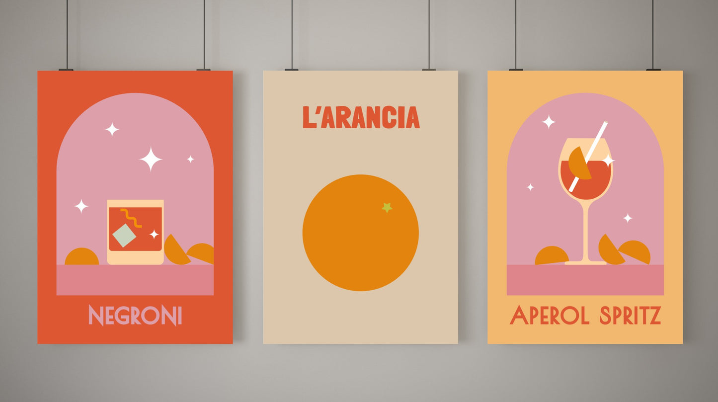 Poster Aperol Spritz Sparkle - La Dolce Vita Collection