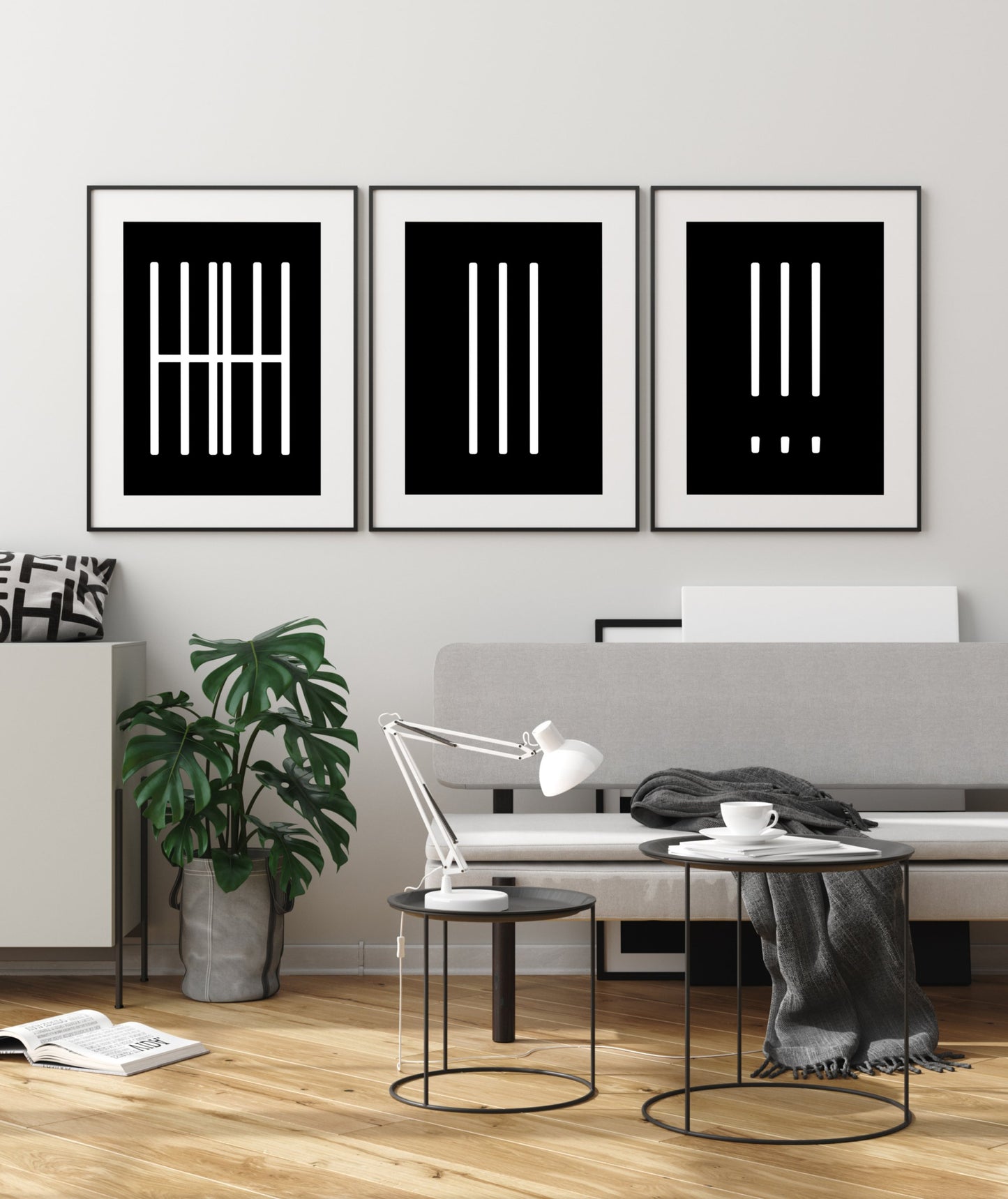 Poster Ausrufezeichen - Triple