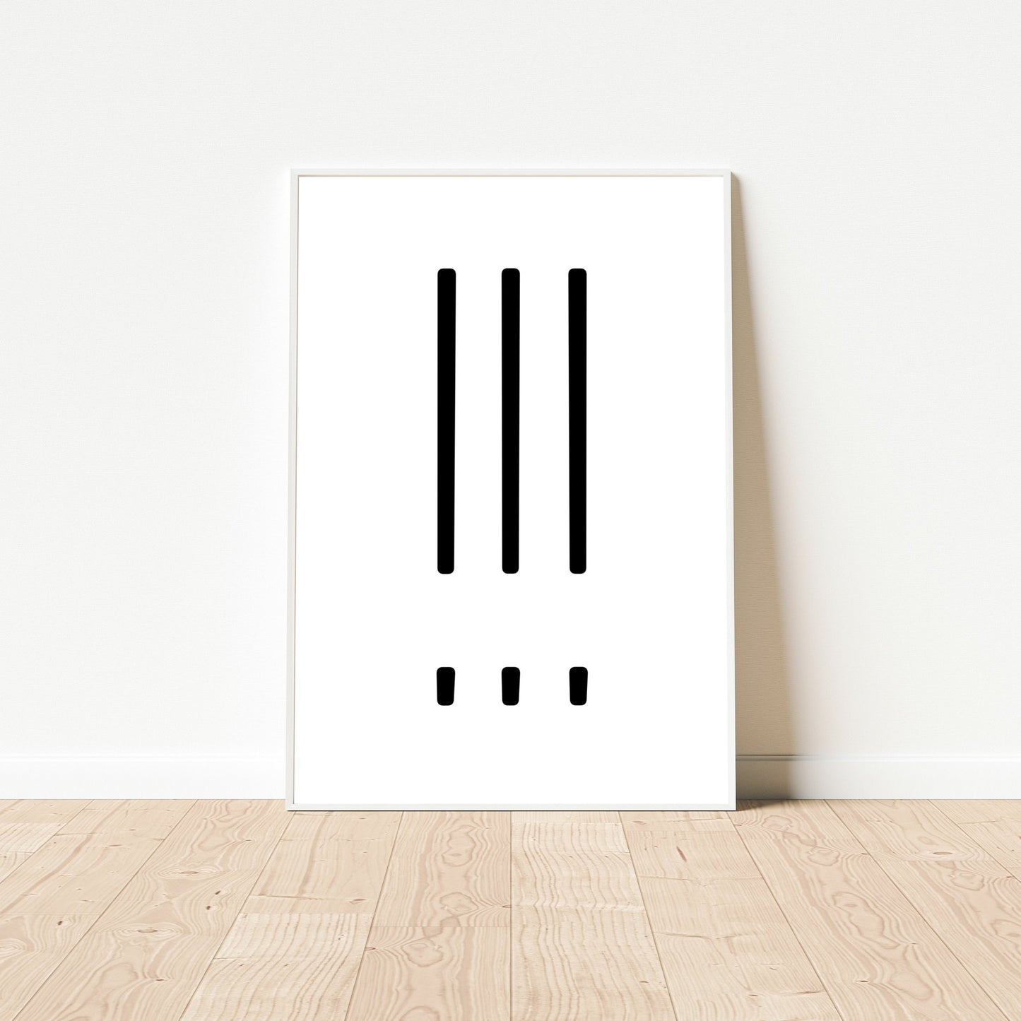 Poster Ausrufezeichen - Triple