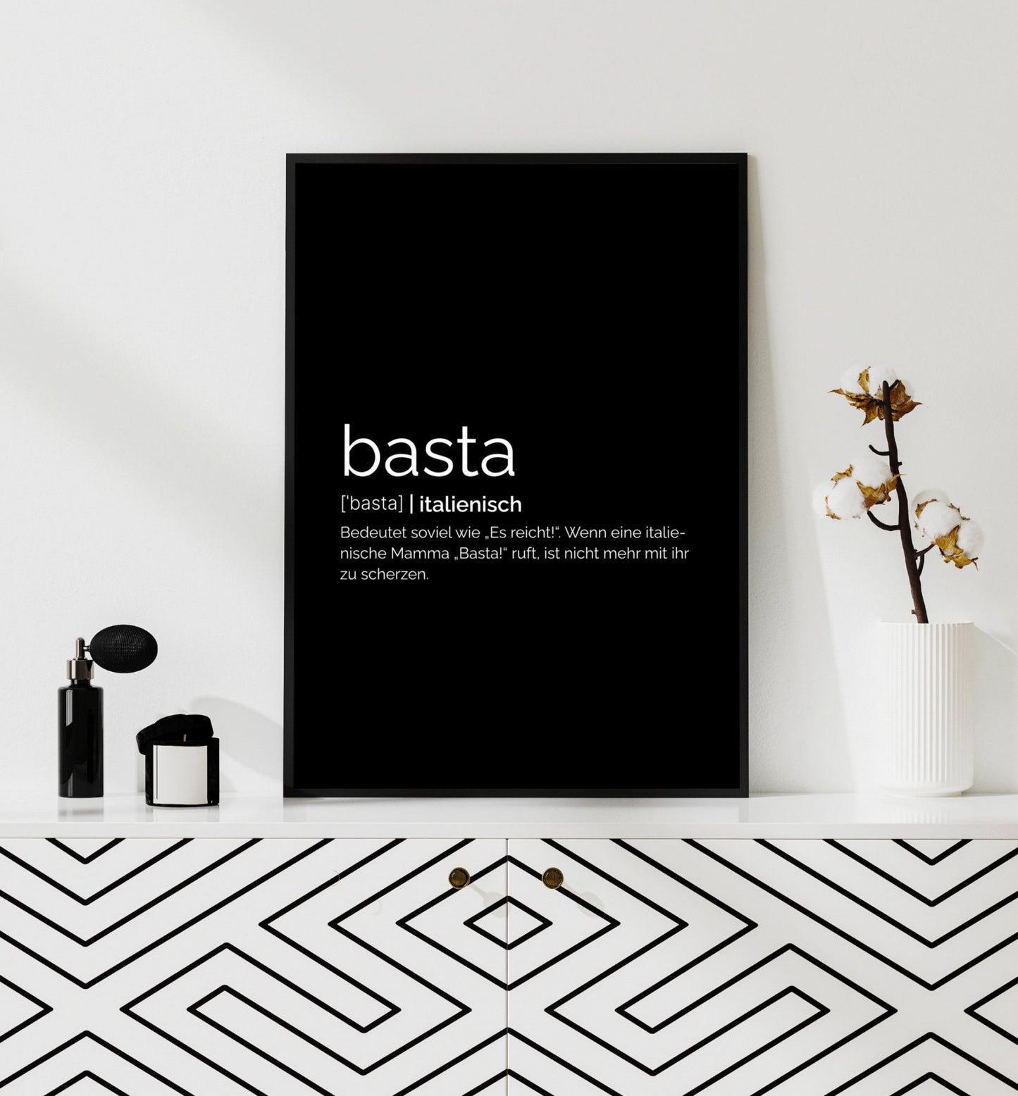 Poster Basta