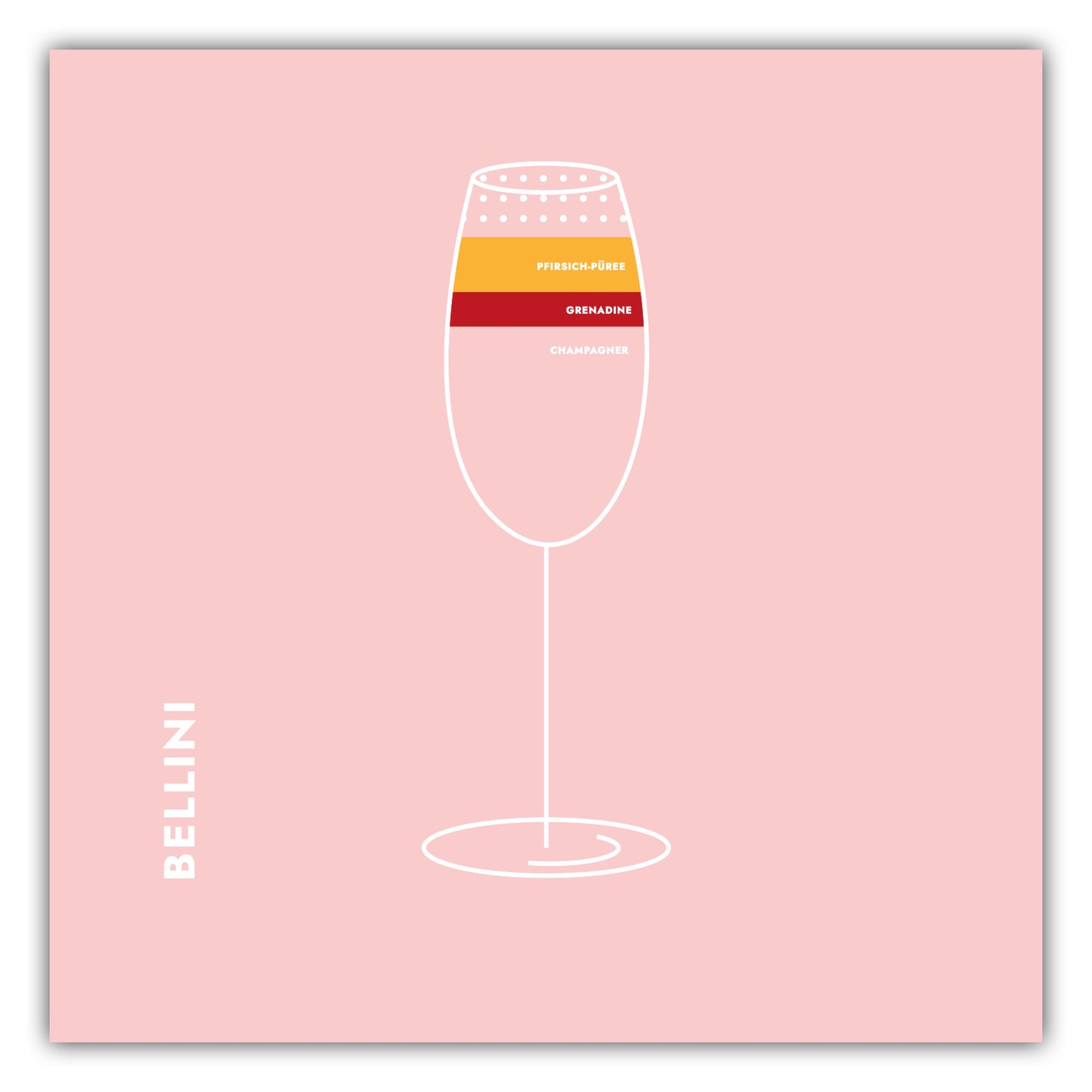 Poster Bellini im Glas