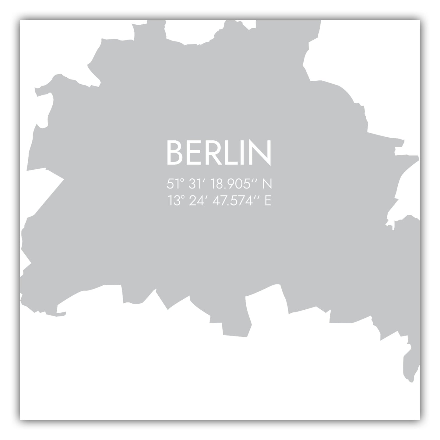 Poster Berlin Koordinaten #5