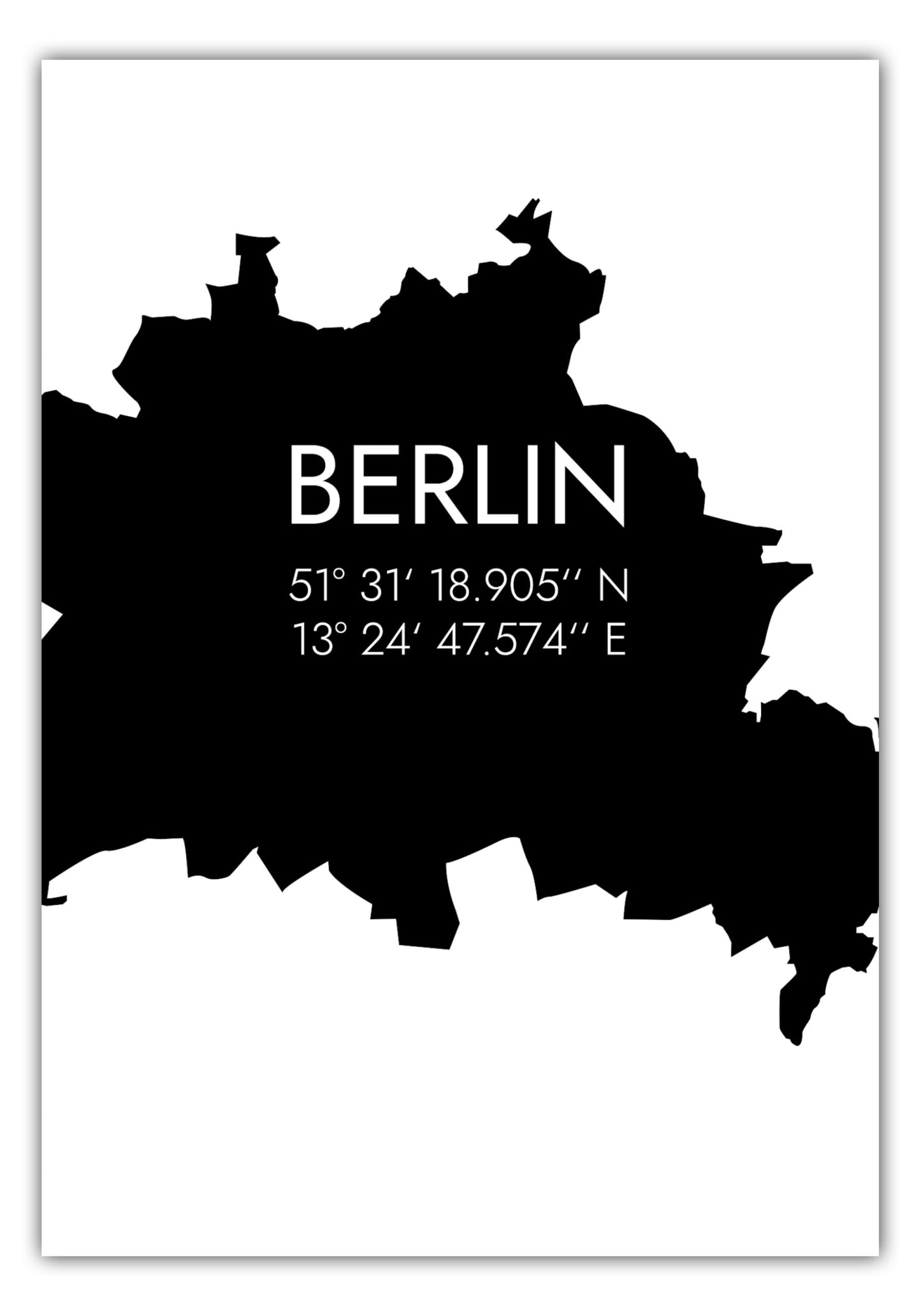 Poster Berlin Koordinaten #5