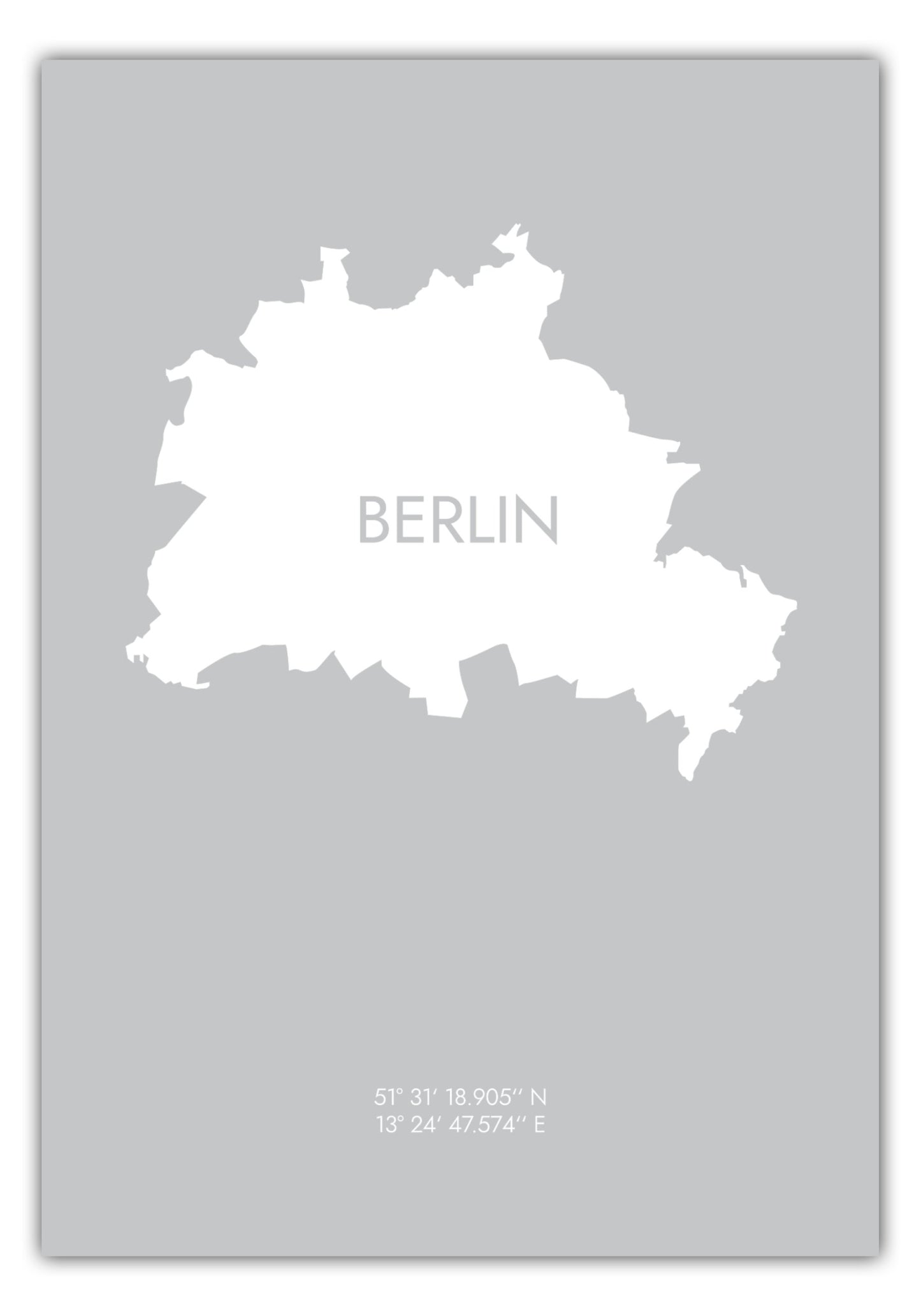 Poster Berlin Koordinaten #6