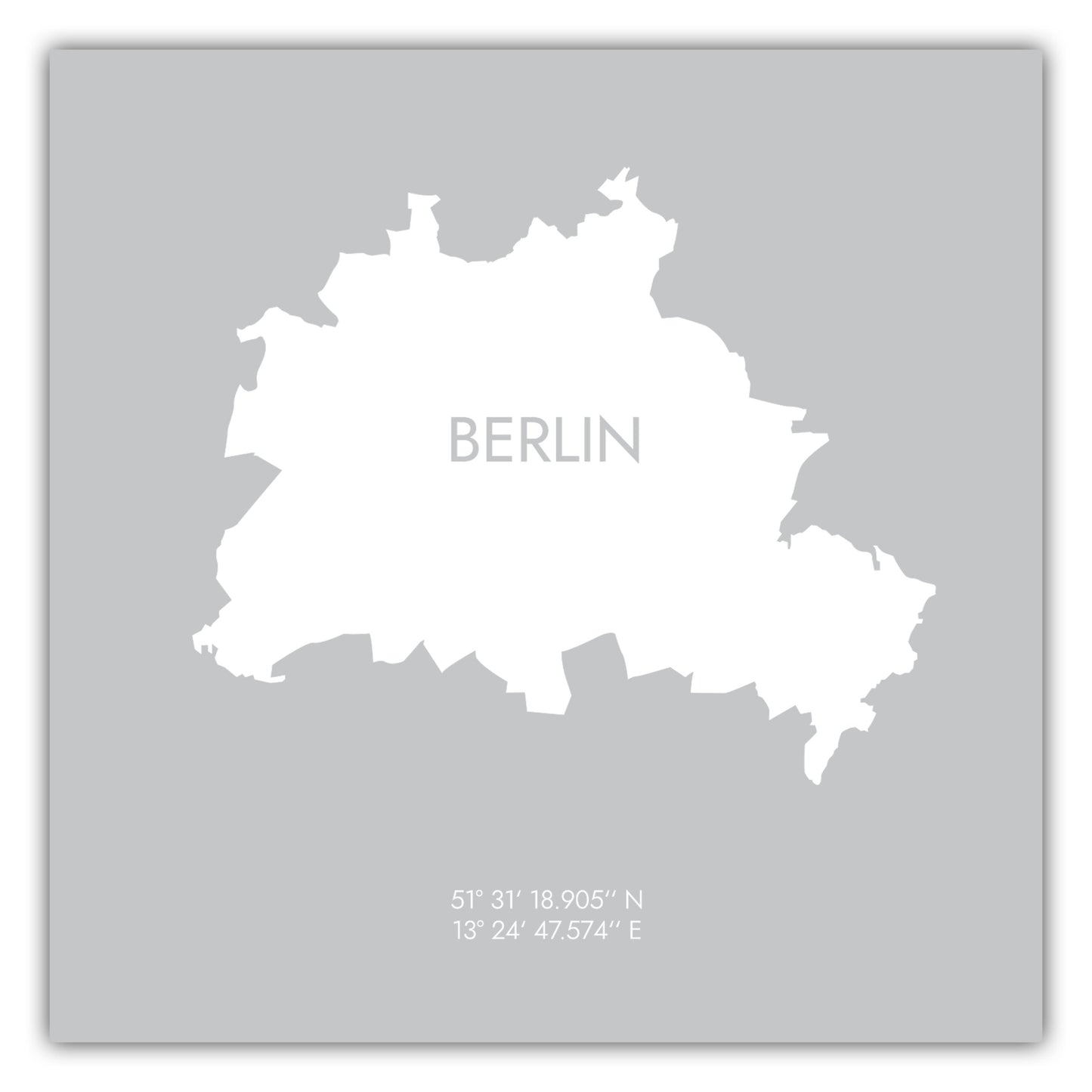 Poster Berlin Koordinaten #6