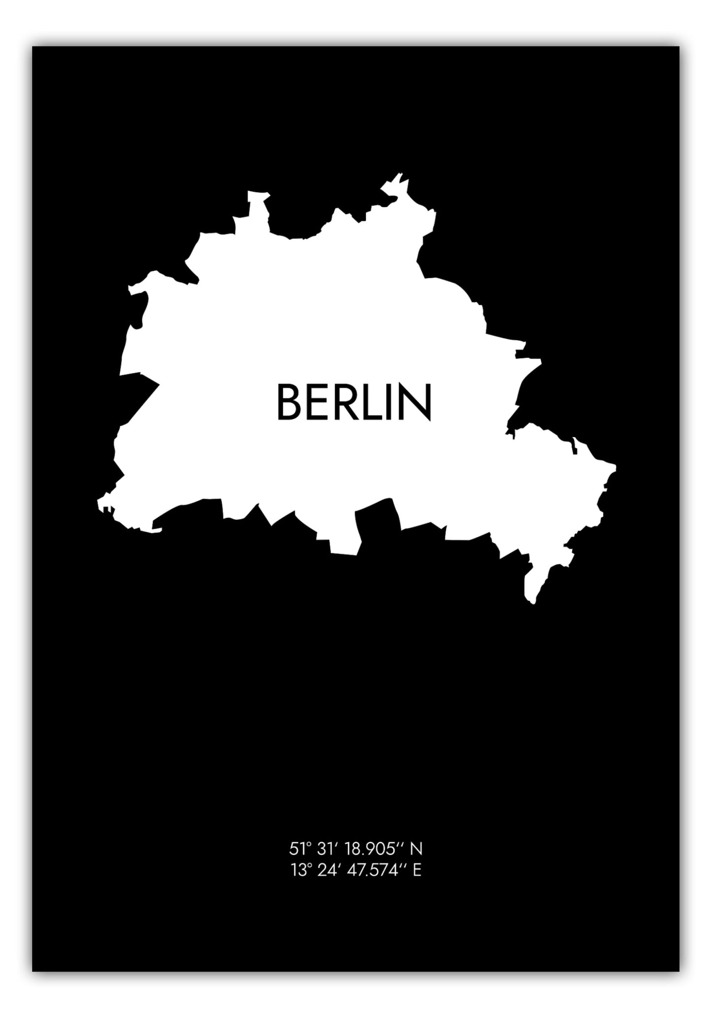Poster Berlin Koordinaten #6