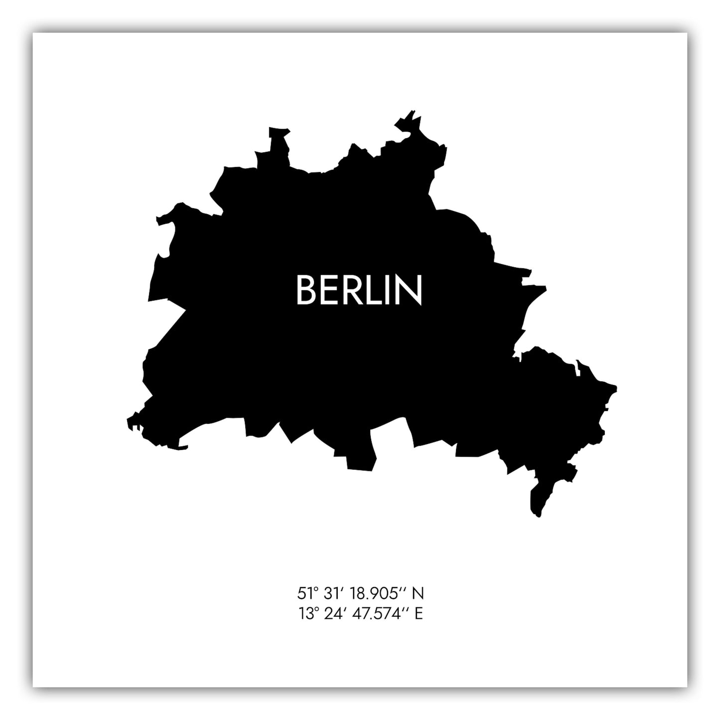 Poster Berlin Koordinaten #6