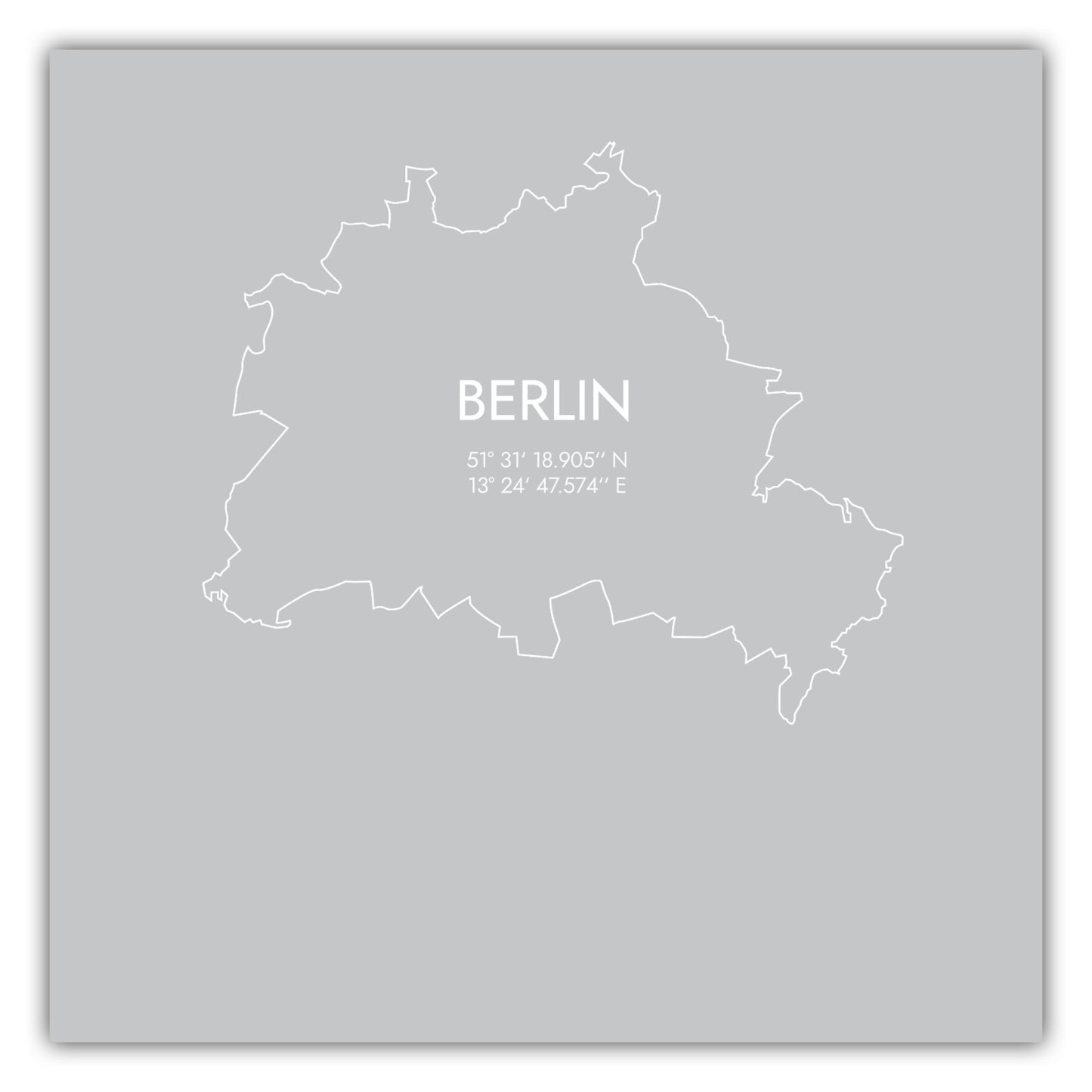 Poster Berlin Koordinaten #7