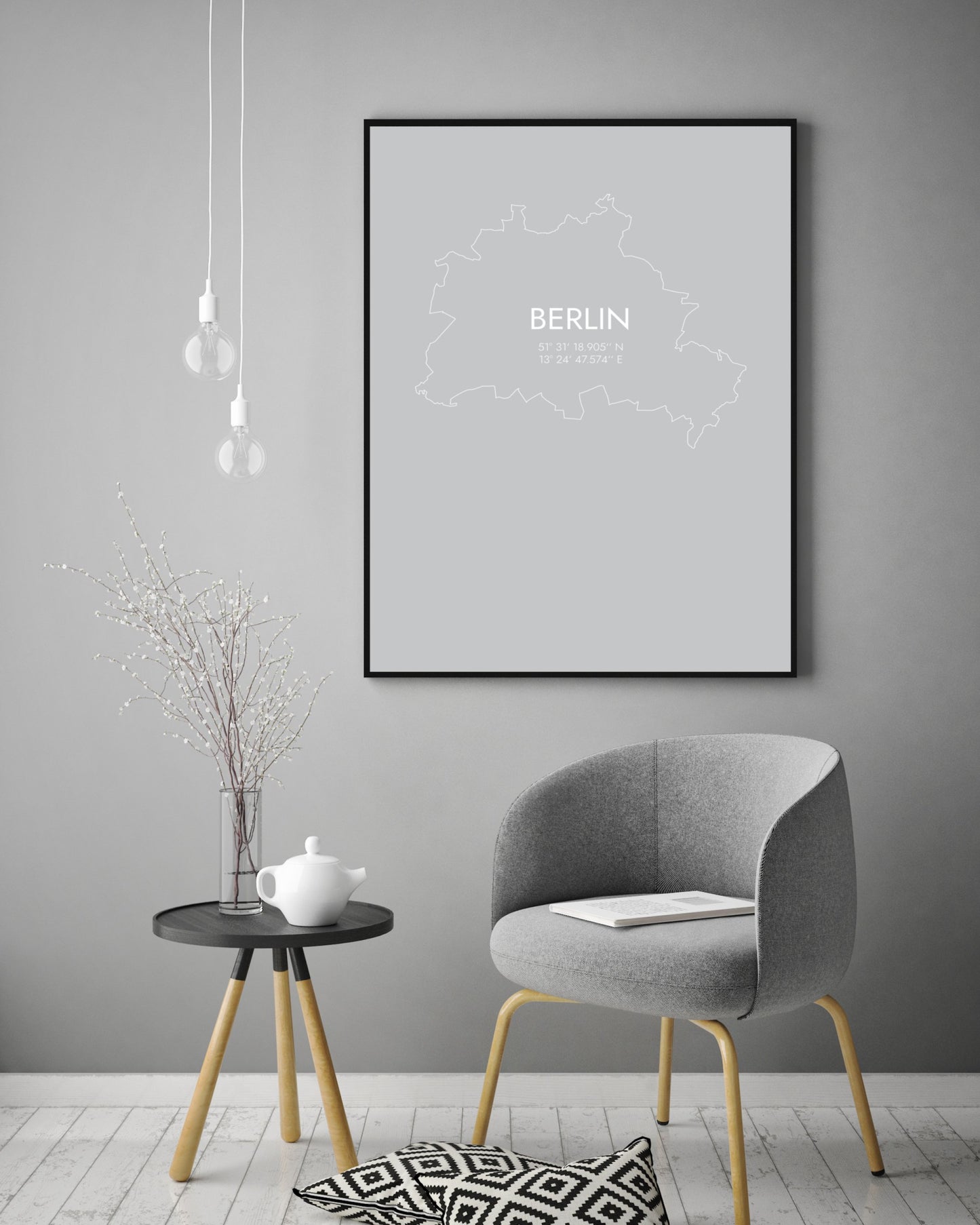 Poster Berlin Koordinaten #7