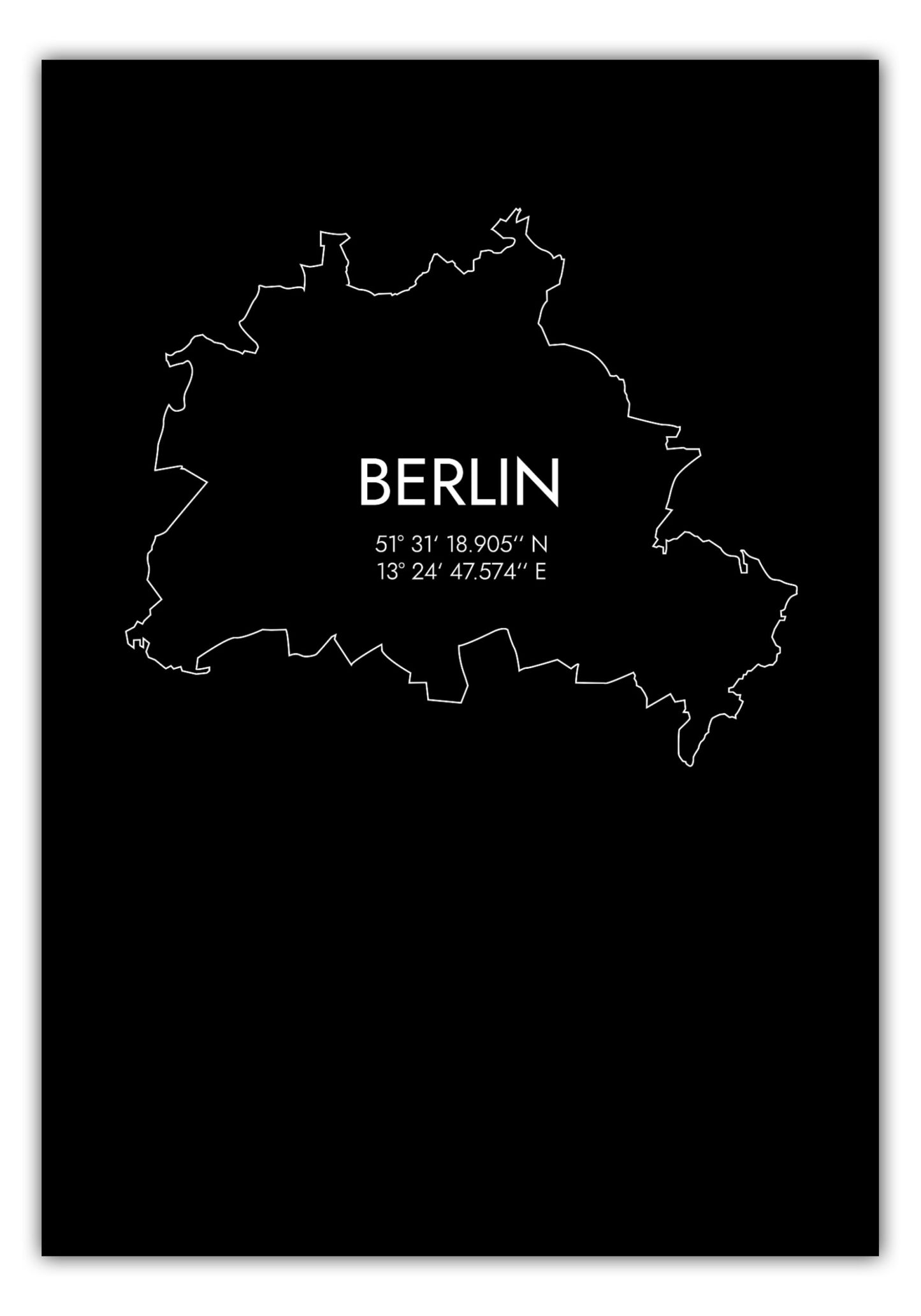 Poster Berlin Koordinaten #7