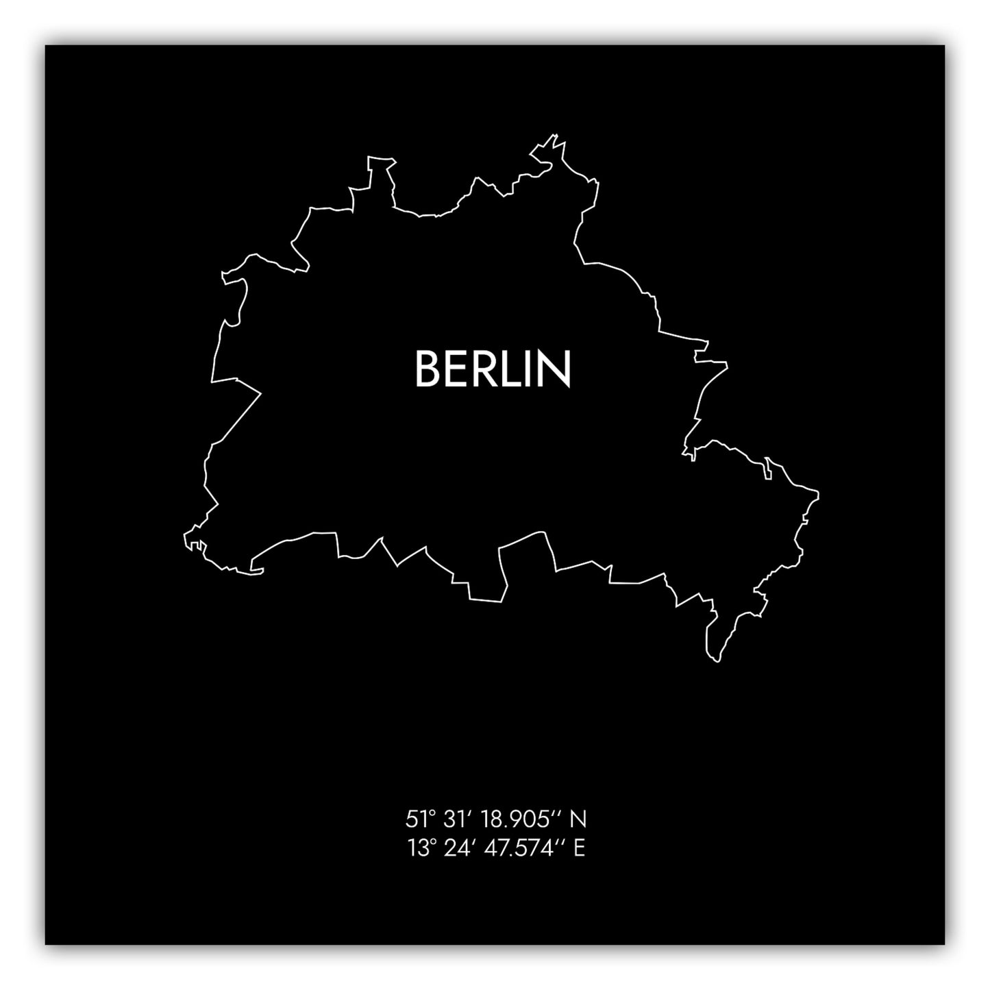 Poster Berlin Koordinaten #8