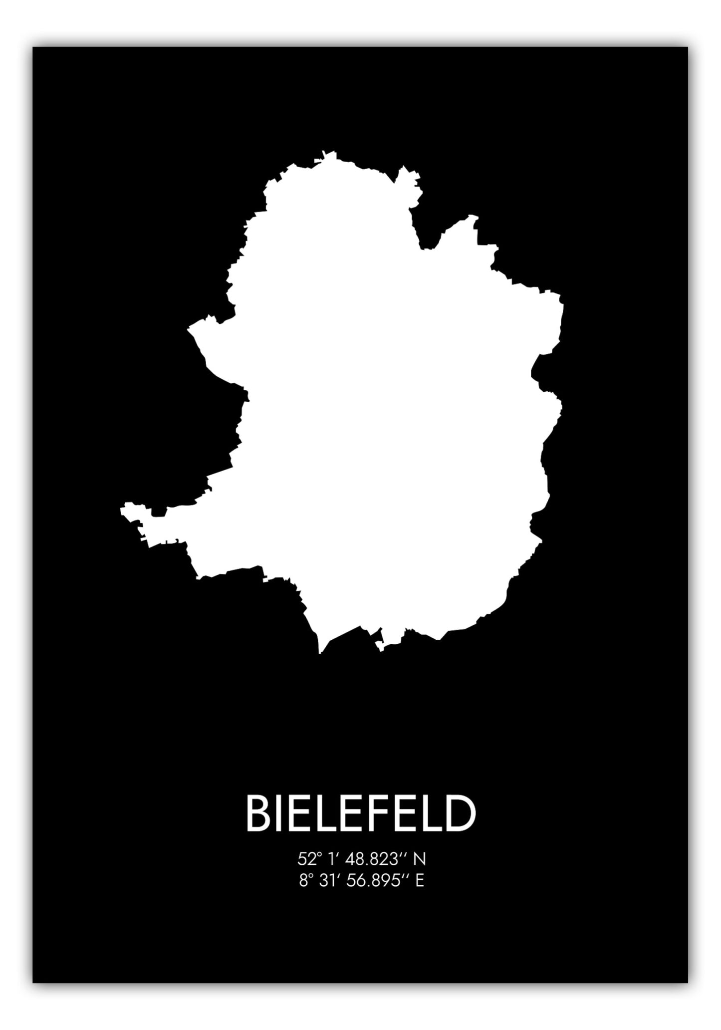 Poster Bielefeld Koordinaten #3