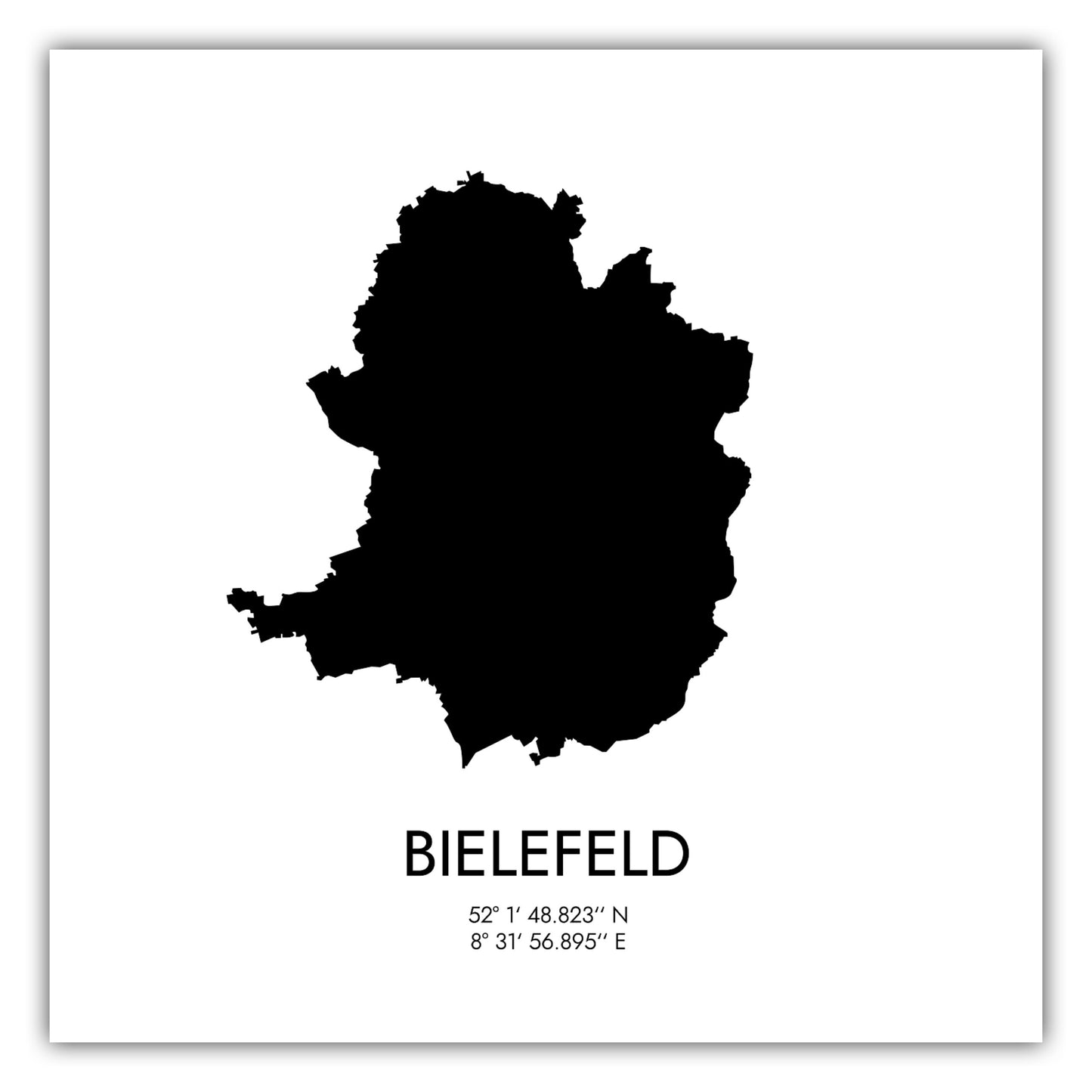 Poster Bielefeld Koordinaten #3