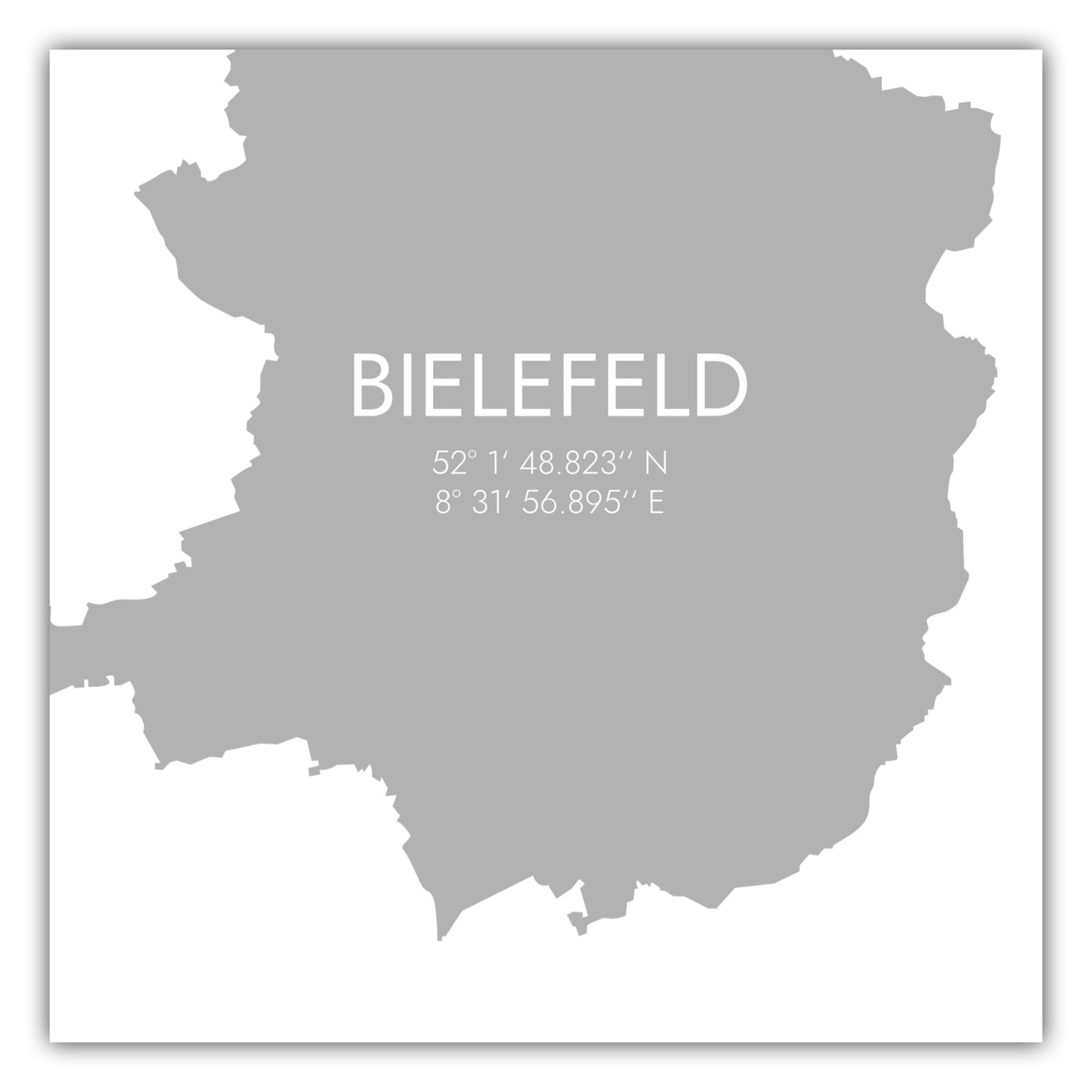 Poster Bielefeld Koordinaten #5