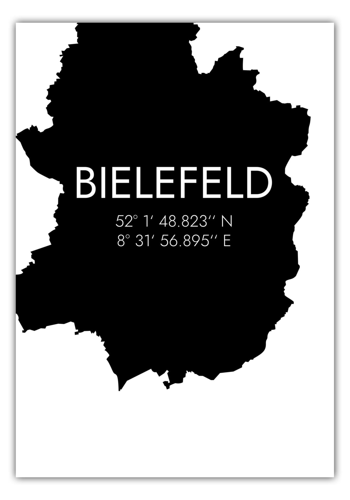 Poster Bielefeld Koordinaten #5