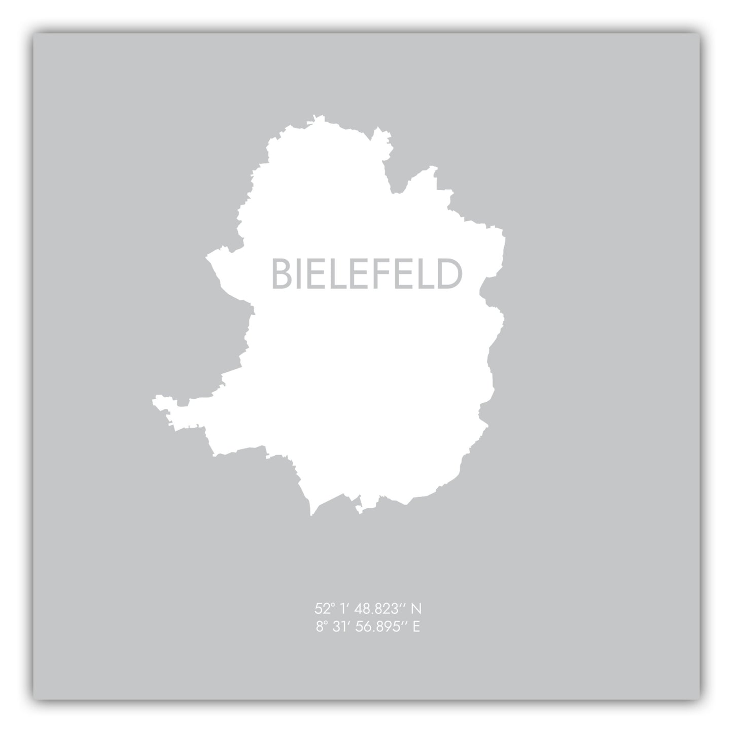 Poster Bielefeld Koordinaten #6