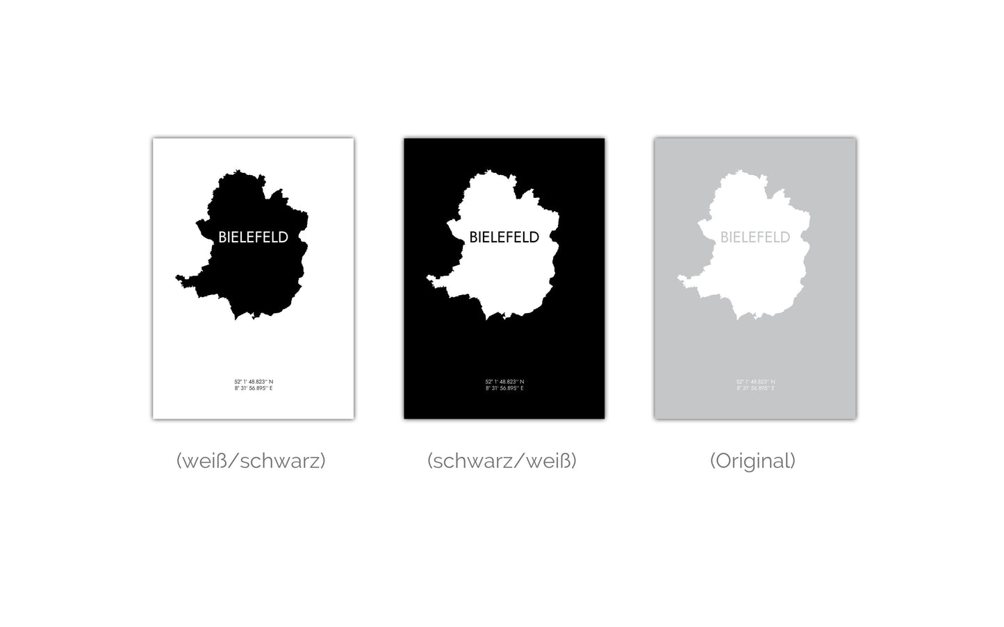 Poster Bielefeld Koordinaten #6