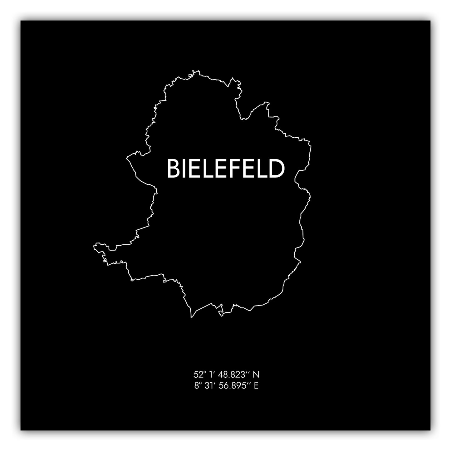Poster Bielefeld Koordinaten #8