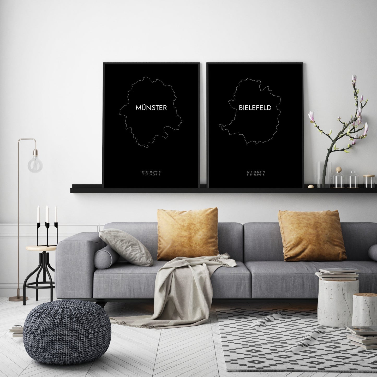 Poster Bielefeld Koordinaten #8