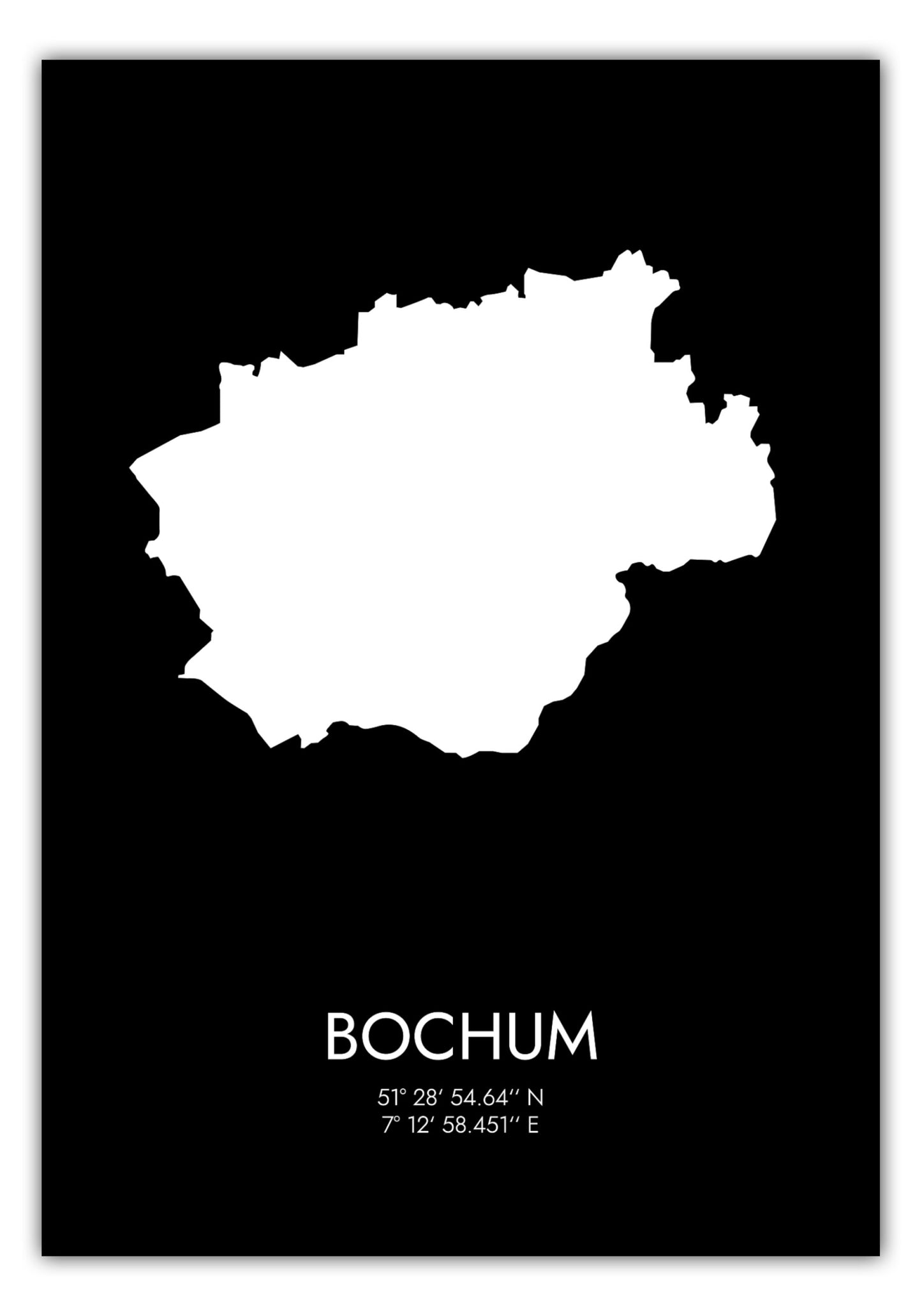 Poster Bochum Koordinaten #3