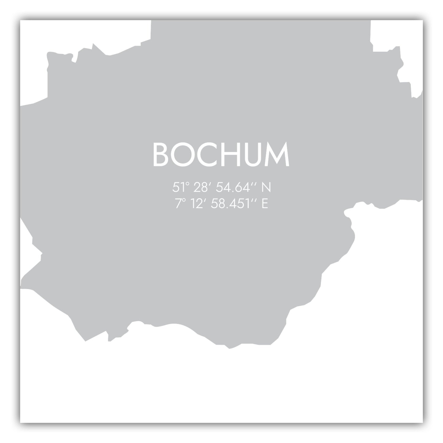Poster Bochum Koordinaten #5