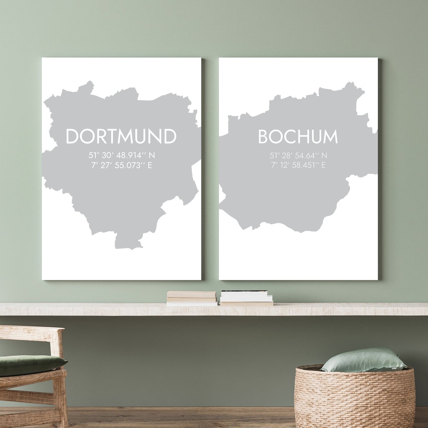 Poster Bochum Koordinaten #5
