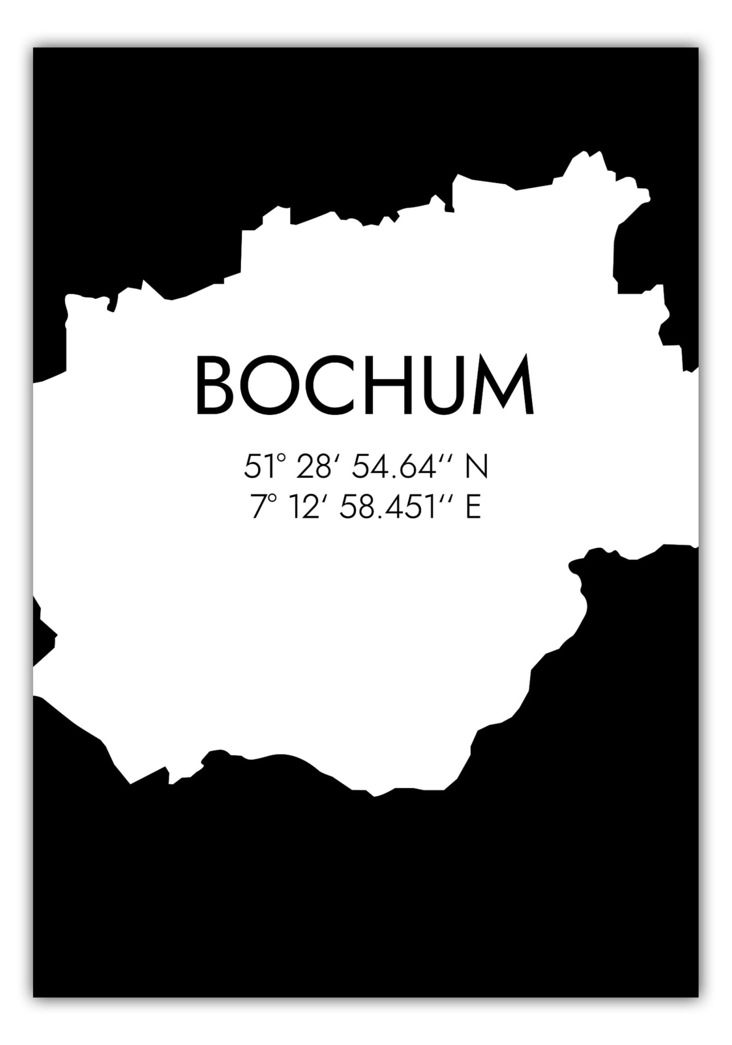 Poster Bochum Koordinaten #5