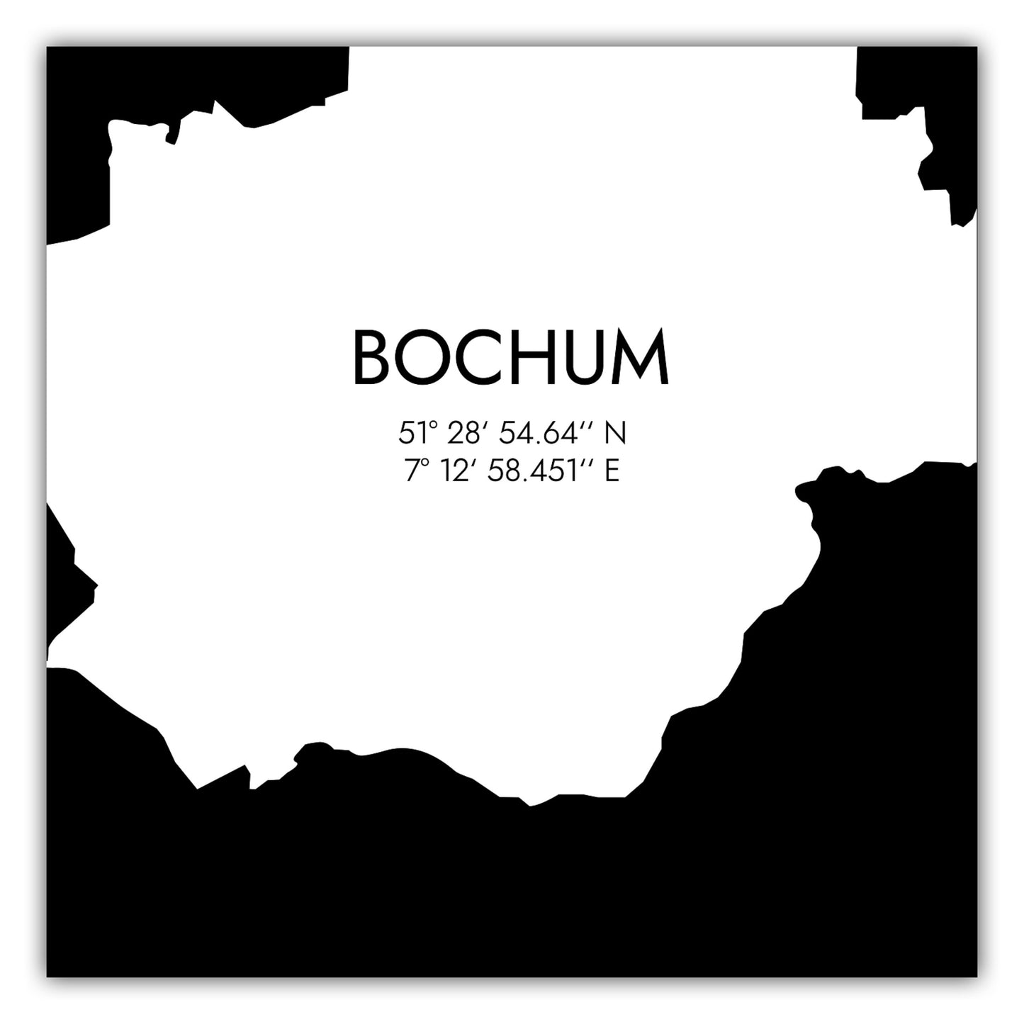 Poster Bochum Koordinaten #5
