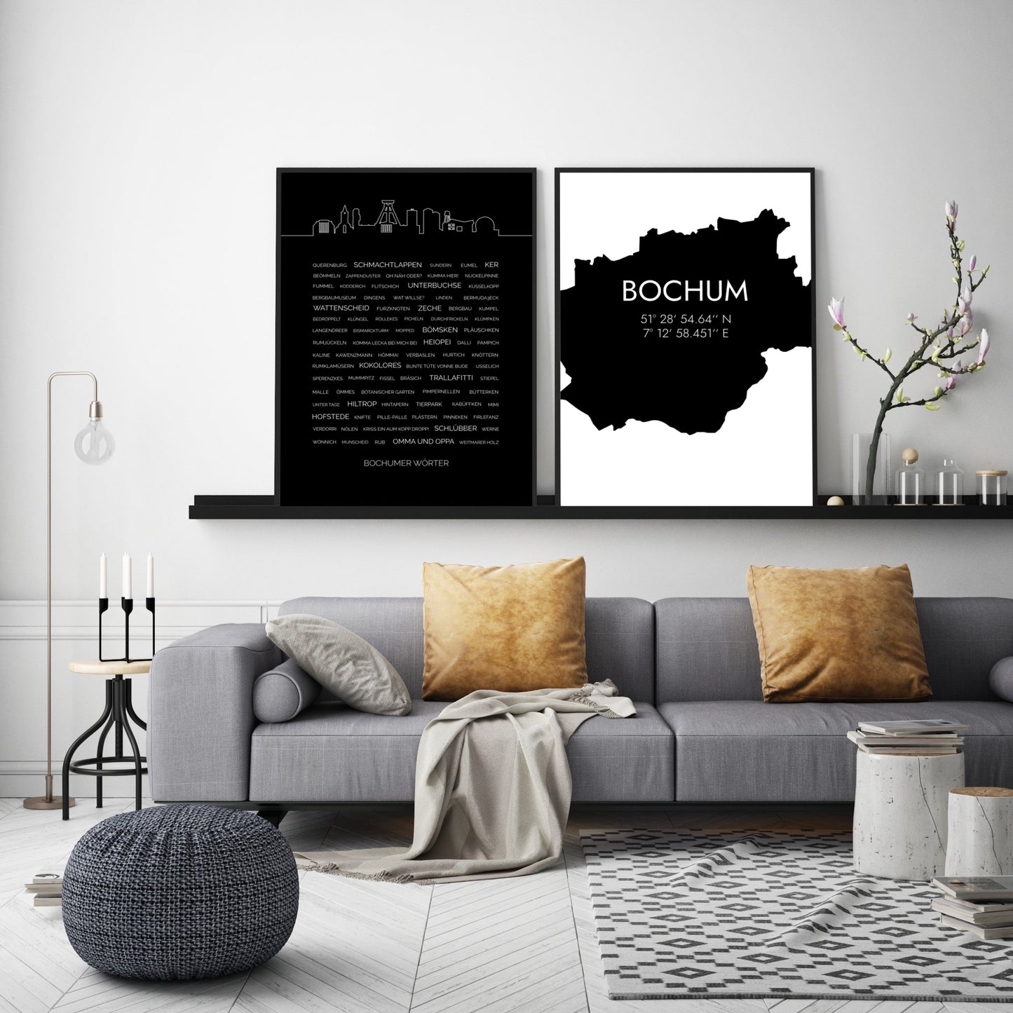Poster Bochum Koordinaten #5