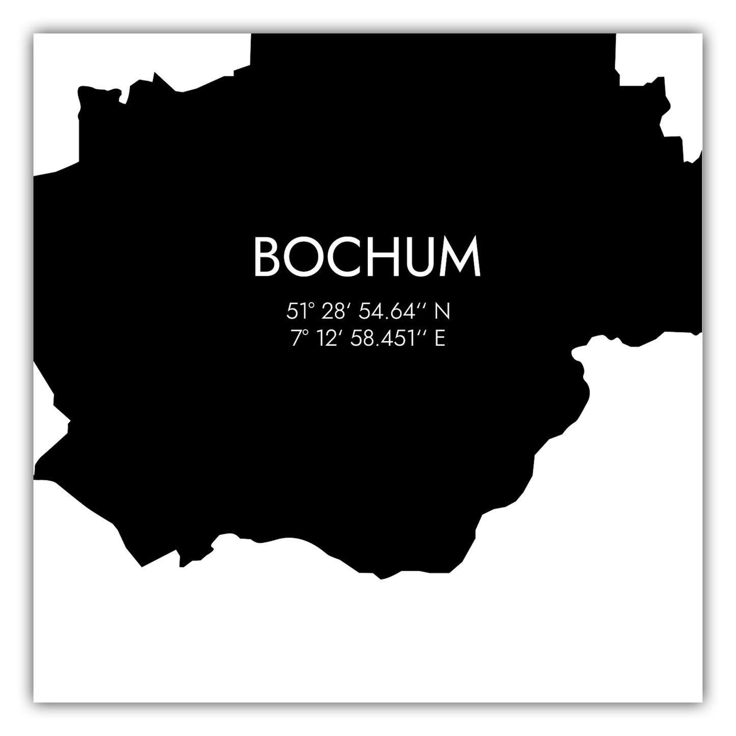 Poster Bochum Koordinaten #5