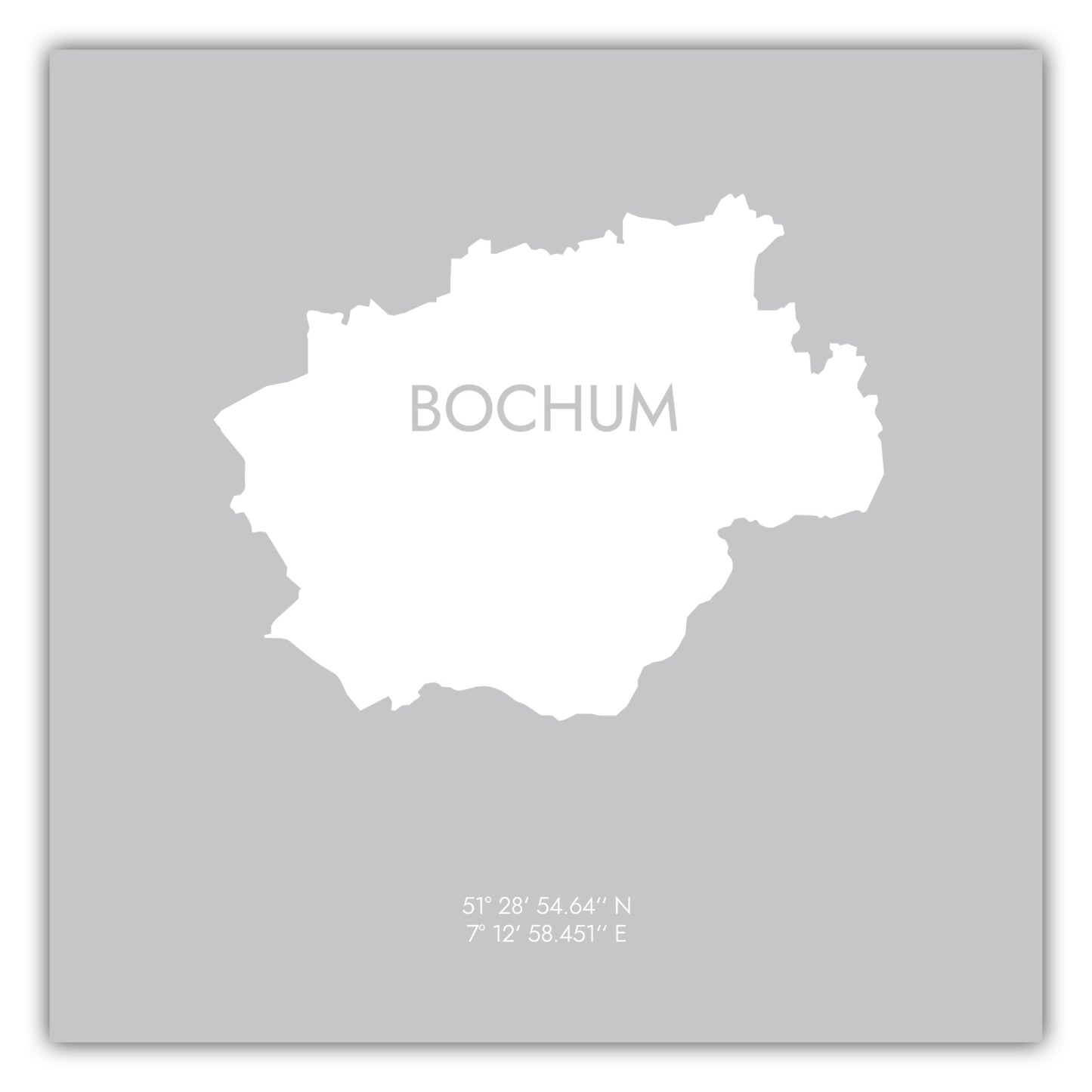Poster Bochum Koordinaten #6