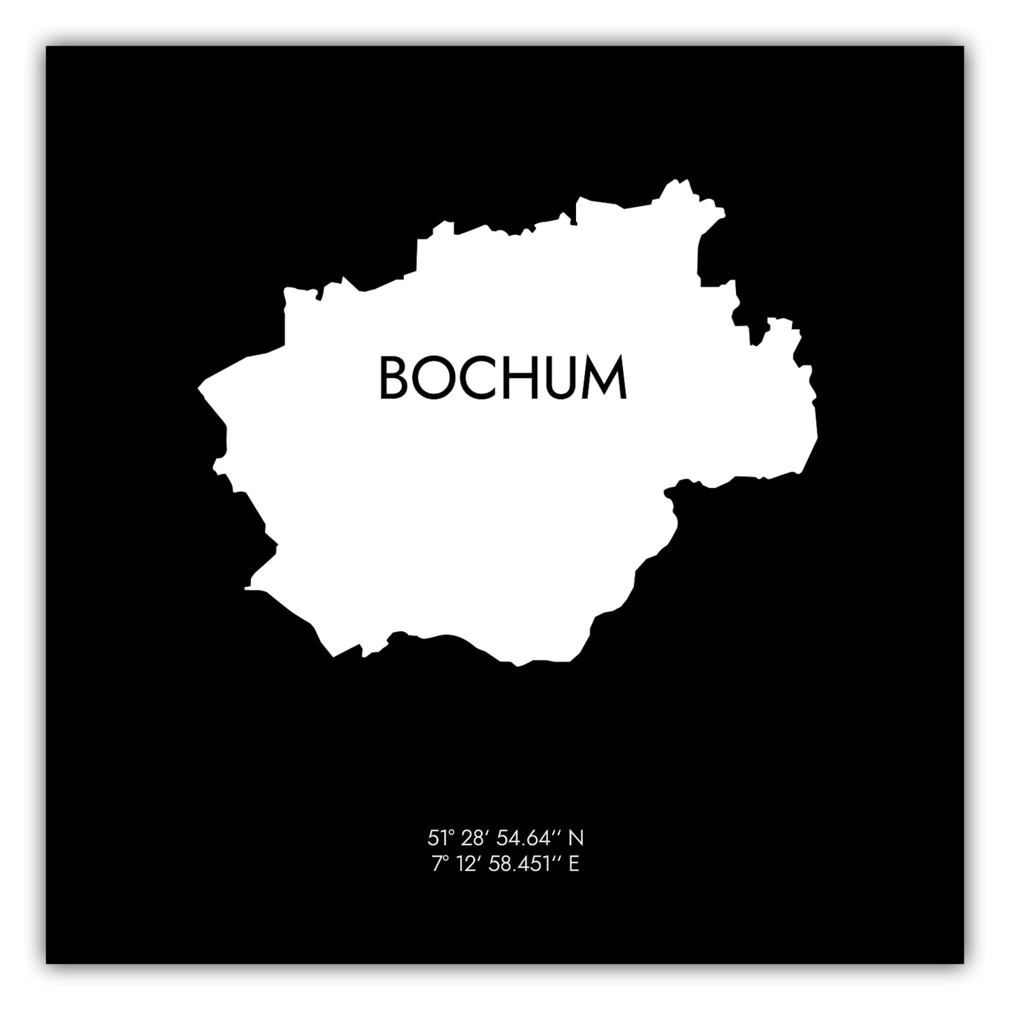 Poster Bochum Koordinaten #6