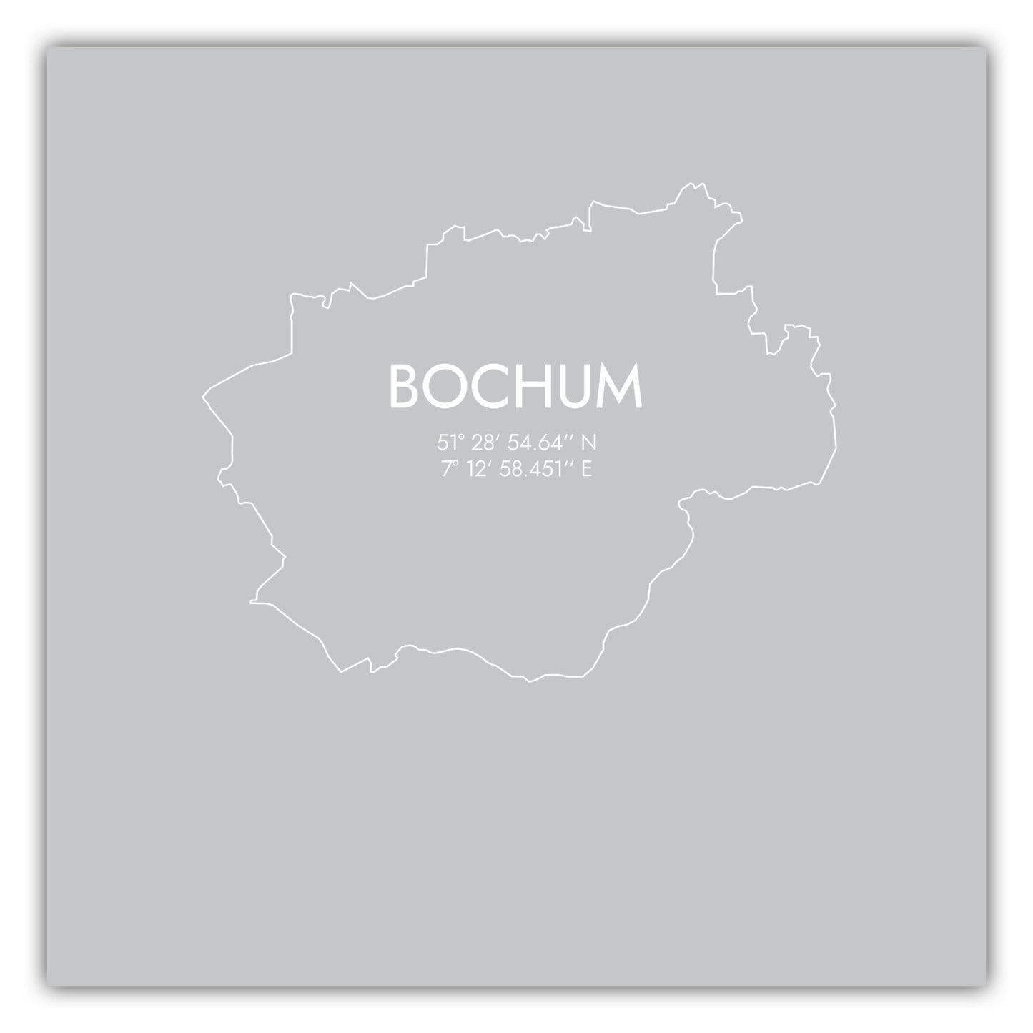 Poster Bochum Koordinaten #7