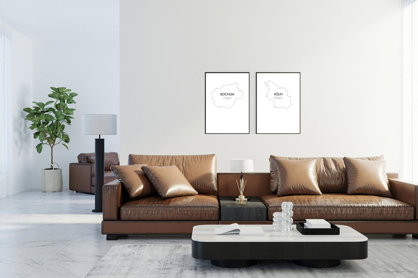 Poster Bochum Koordinaten #7