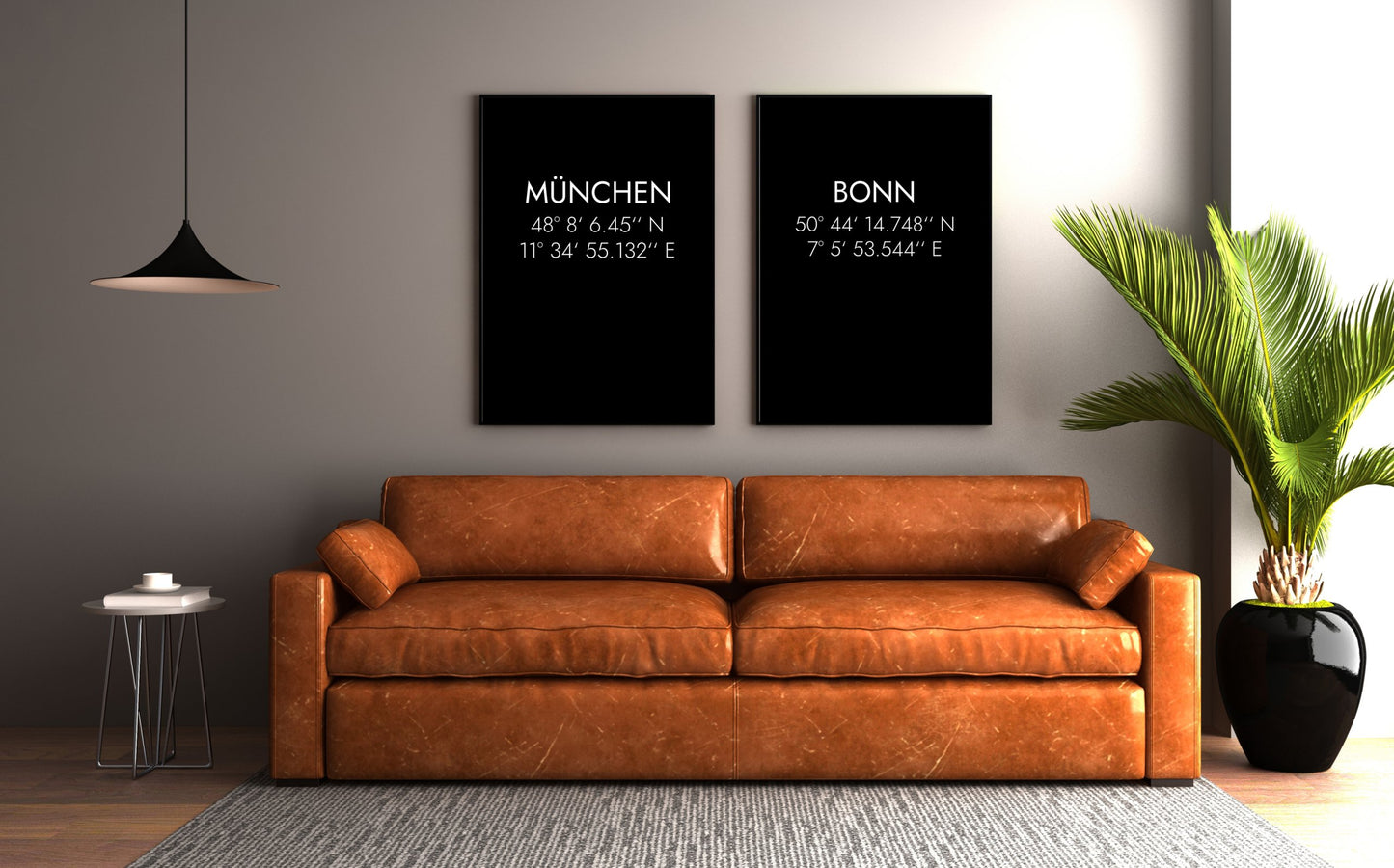 Poster Bonn Koordinaten #1