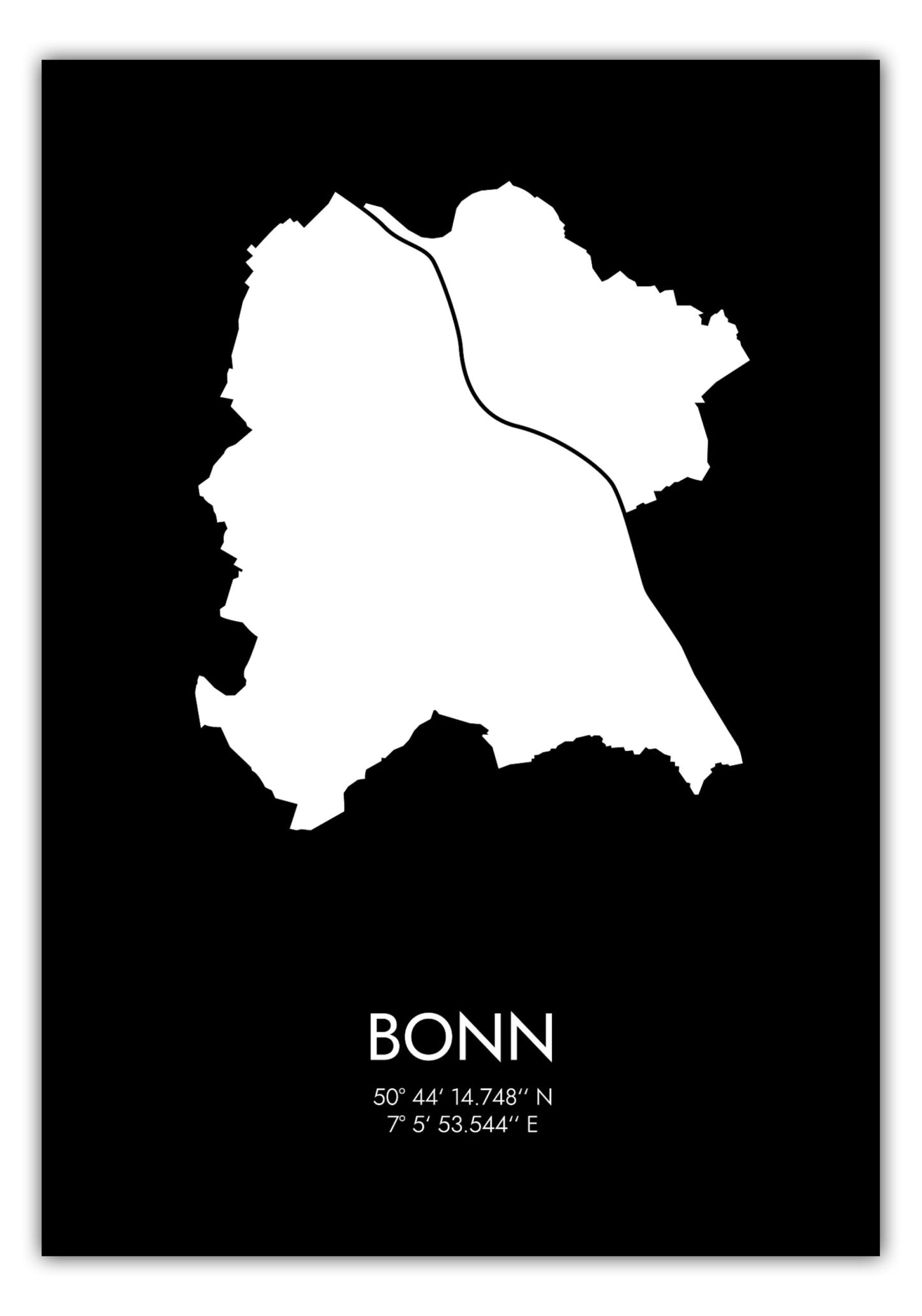 Poster Bonn Koordinaten #3