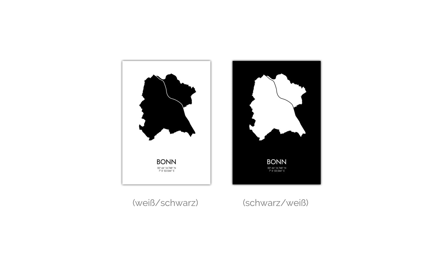 Poster Bonn Koordinaten #3