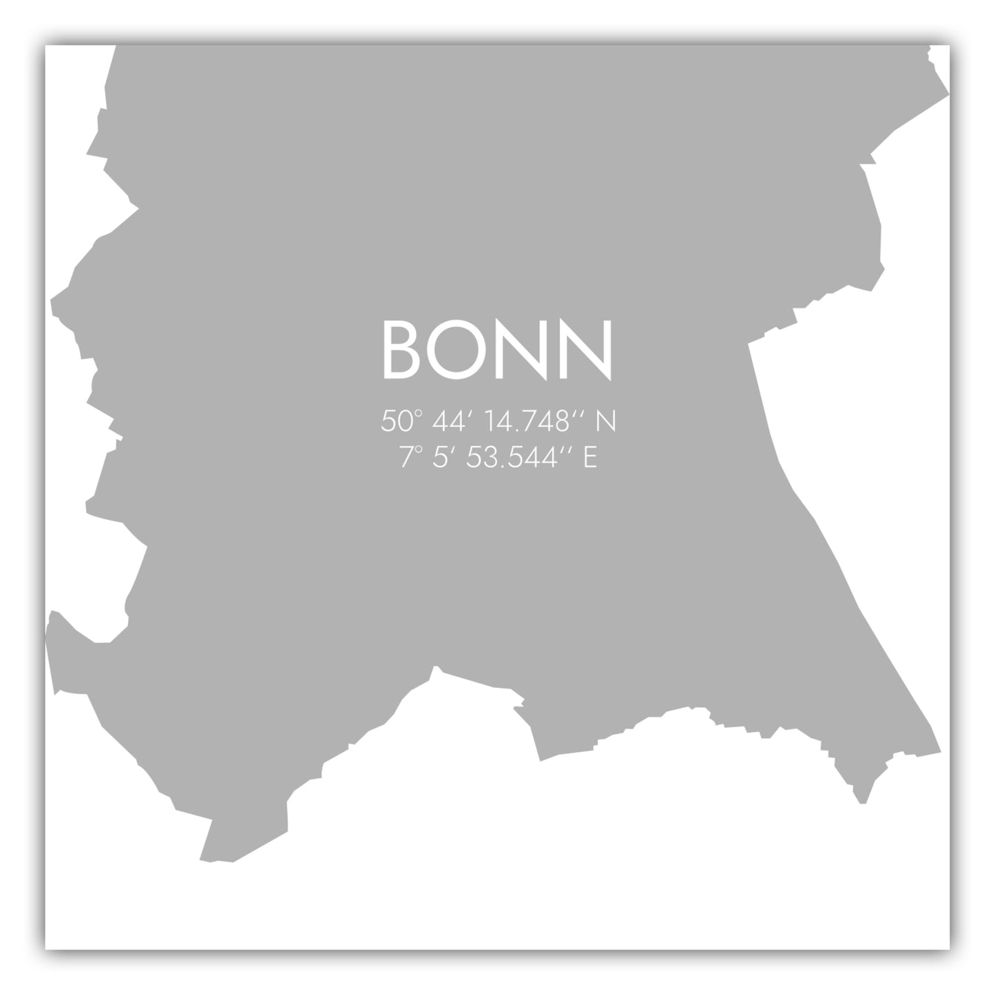 Poster Bonn Koordinaten #5