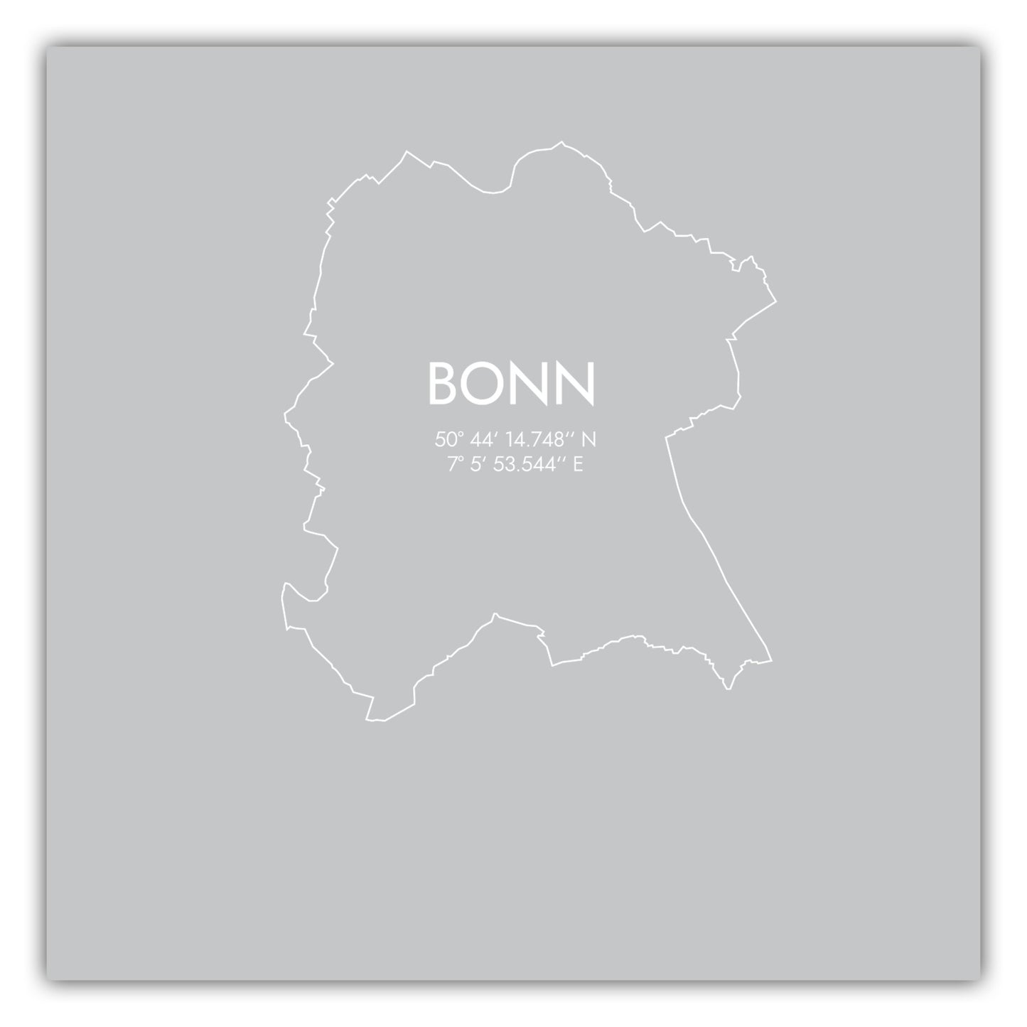 Poster Bonn Koordinaten #7