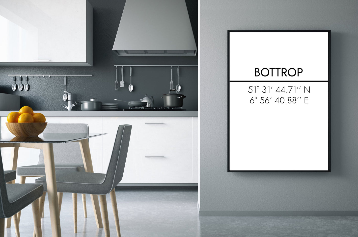 Poster Bottrop Koordinaten #2