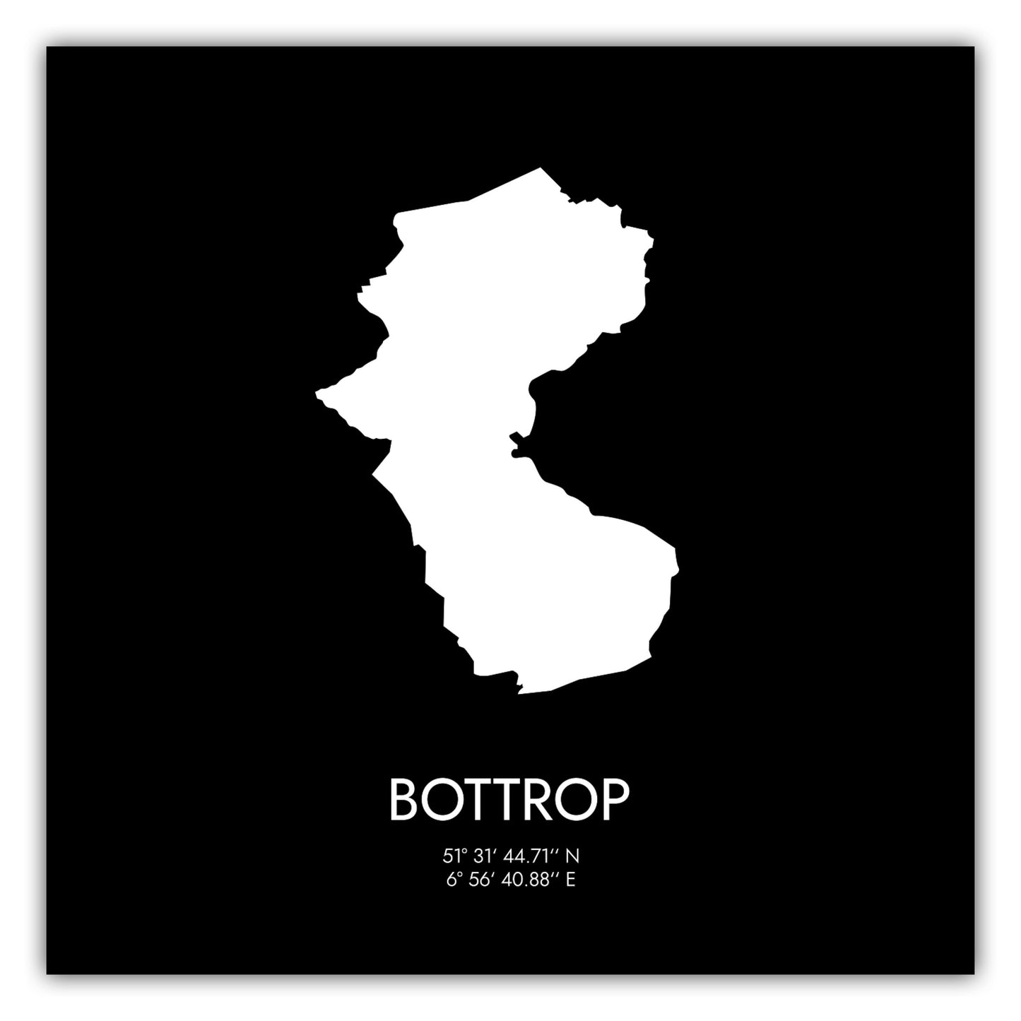 Poster Bottrop Koordinaten #3