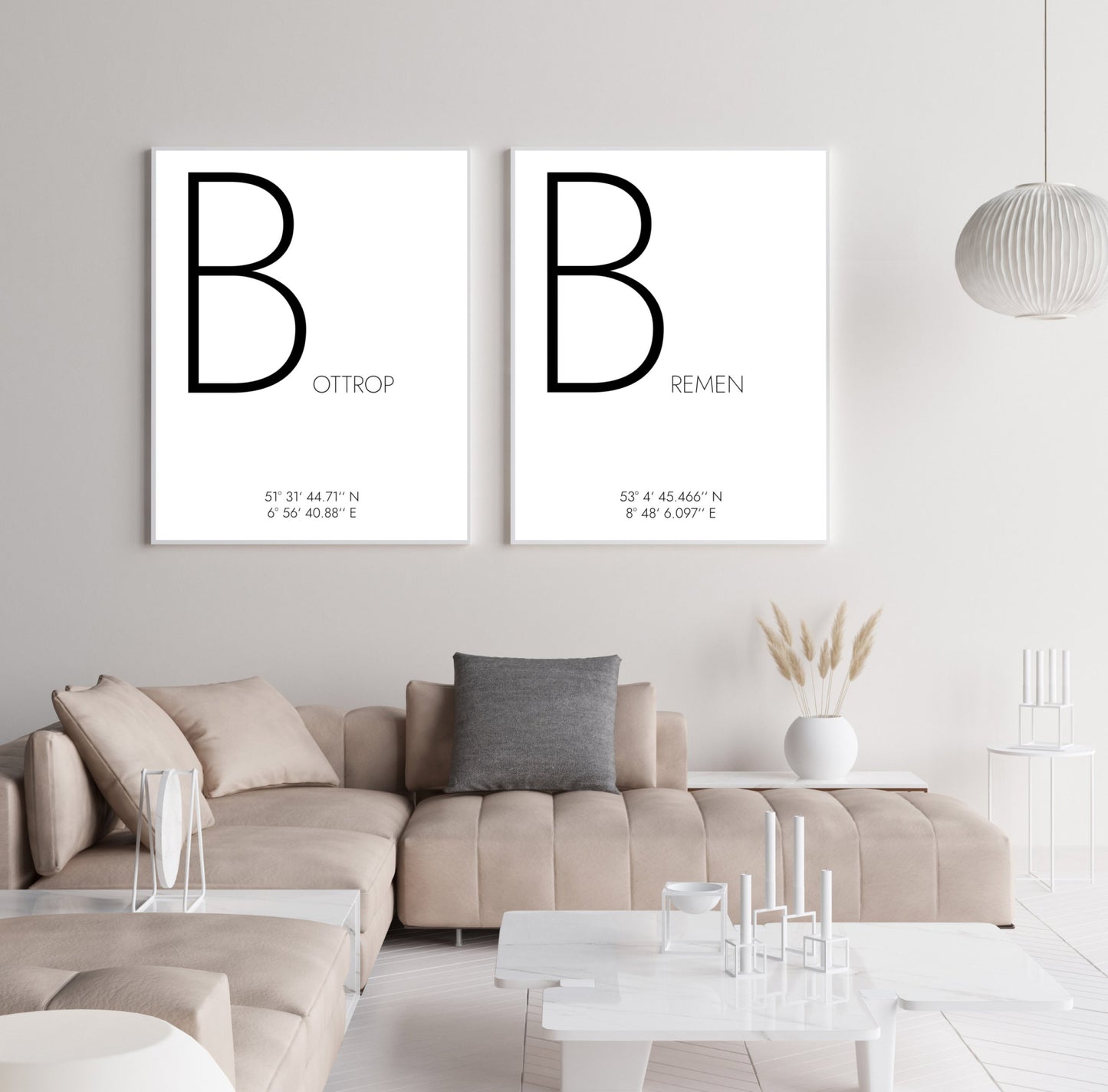 Poster Bottrop Koordinaten #4